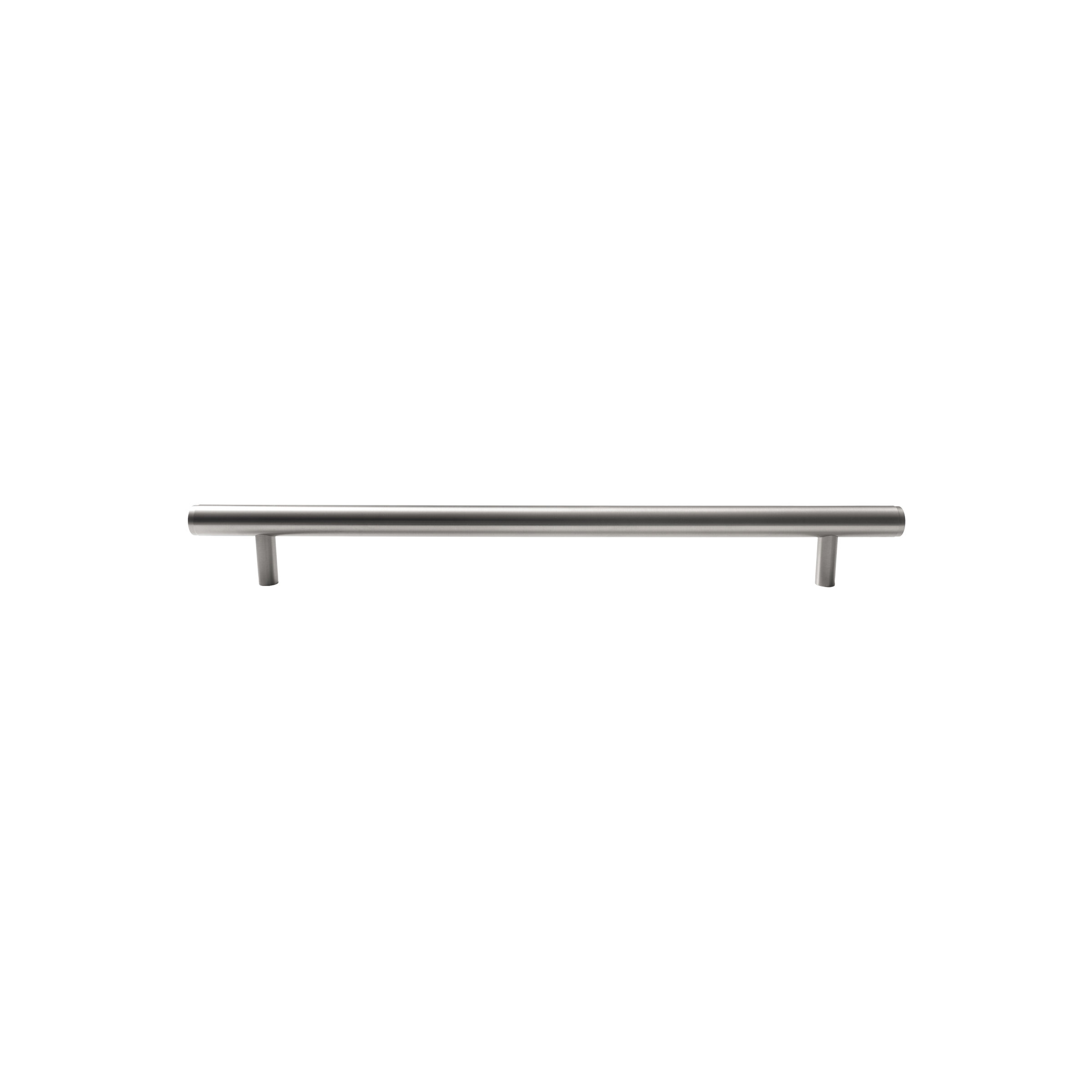 Momo Bellevue Plain Solid Brass Door Pull Handle In Dull Brushed Nickel (1)