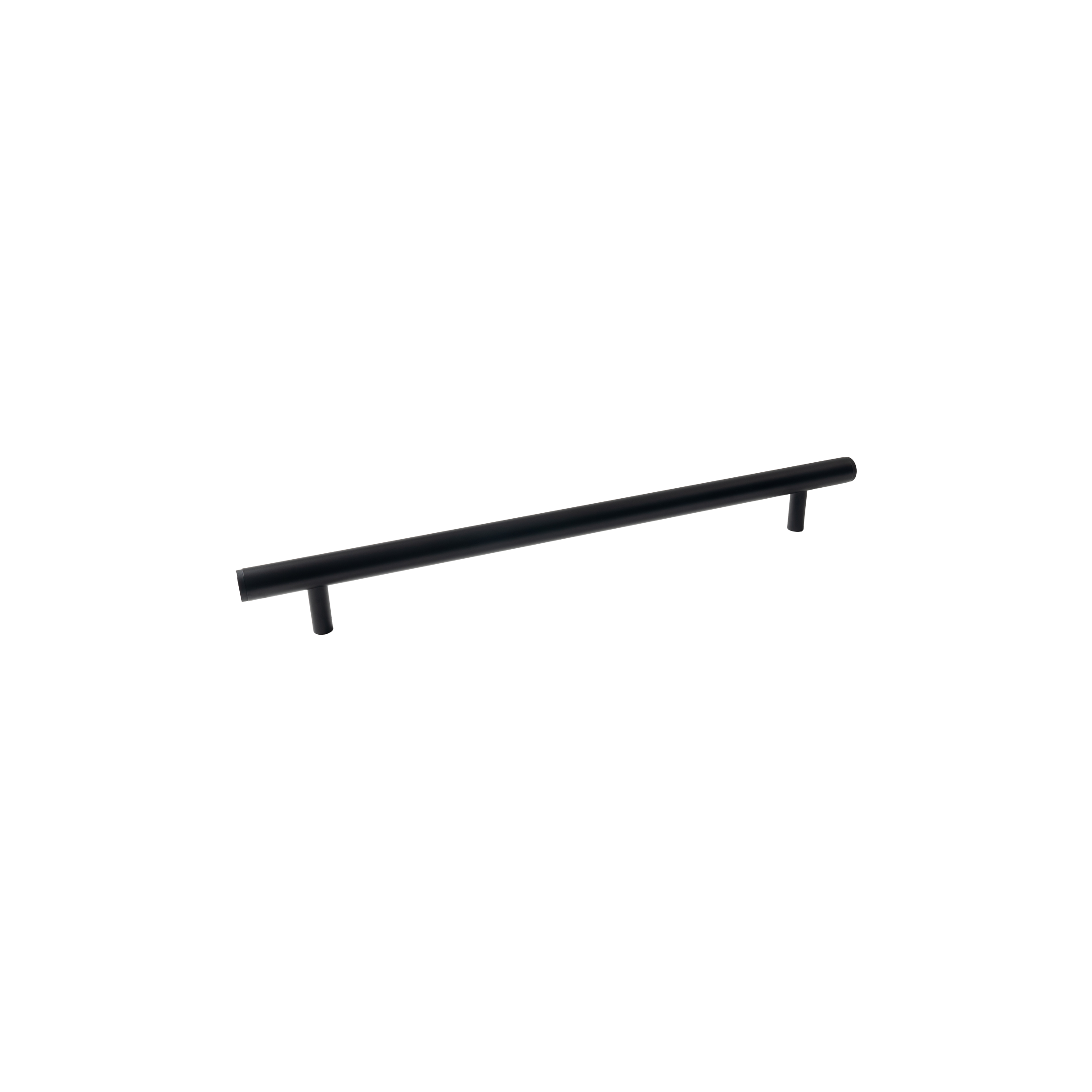 Momo Bellevue Plain Solid Brass Door Pull Handle In Matt Black