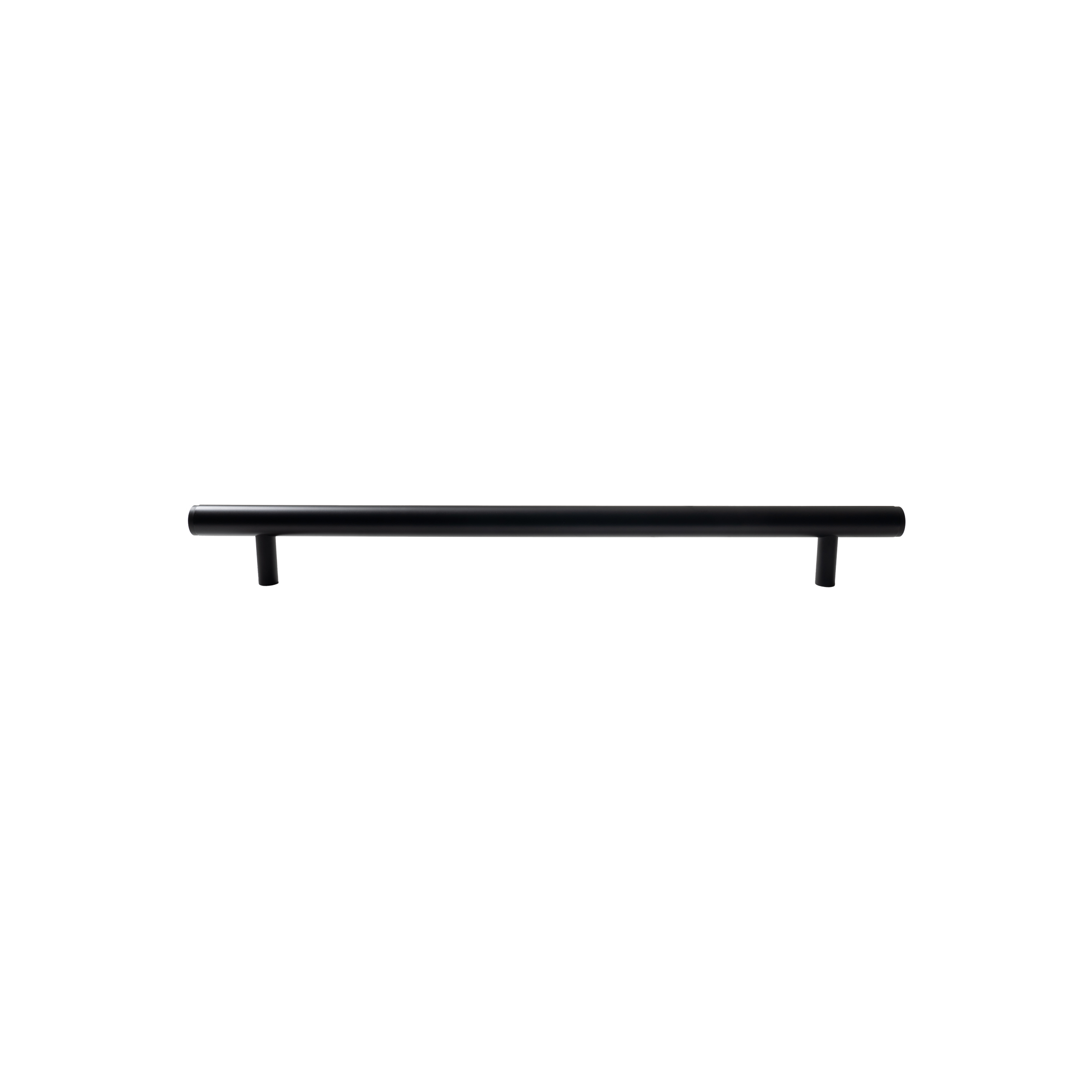 Momo Bellevue Plain Solid Brass Door Pull Handle In Matt Black (1)