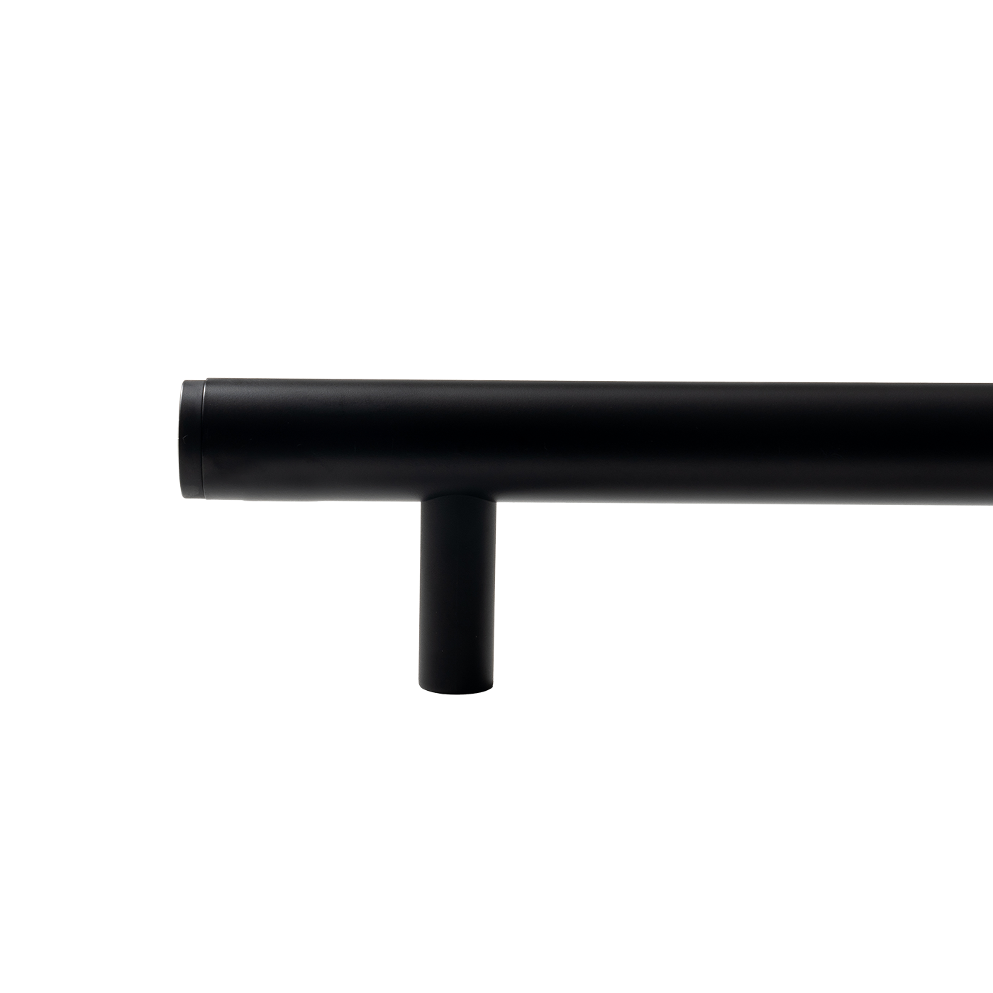 Momo Bellevue Plain Solid Brass Door Pull Handle In Matt Black (2)