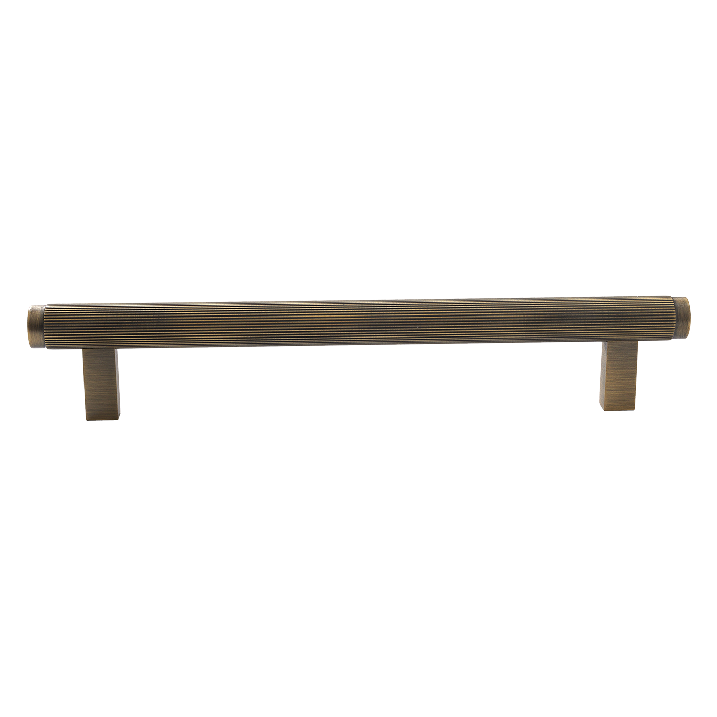 Momo Bellevue Lined Bar Pull Solid Brass 160mm in Bronze (1)