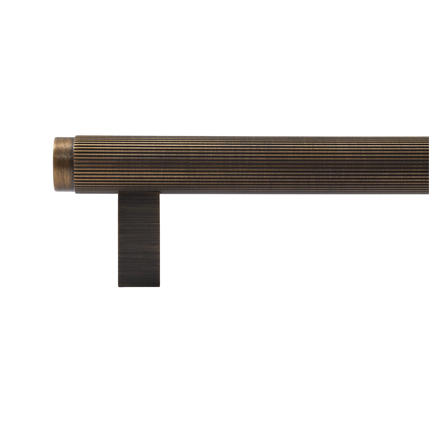 Momo Bellevue Lined Bar Pull Solid Brass 160mm in Bronze (2)