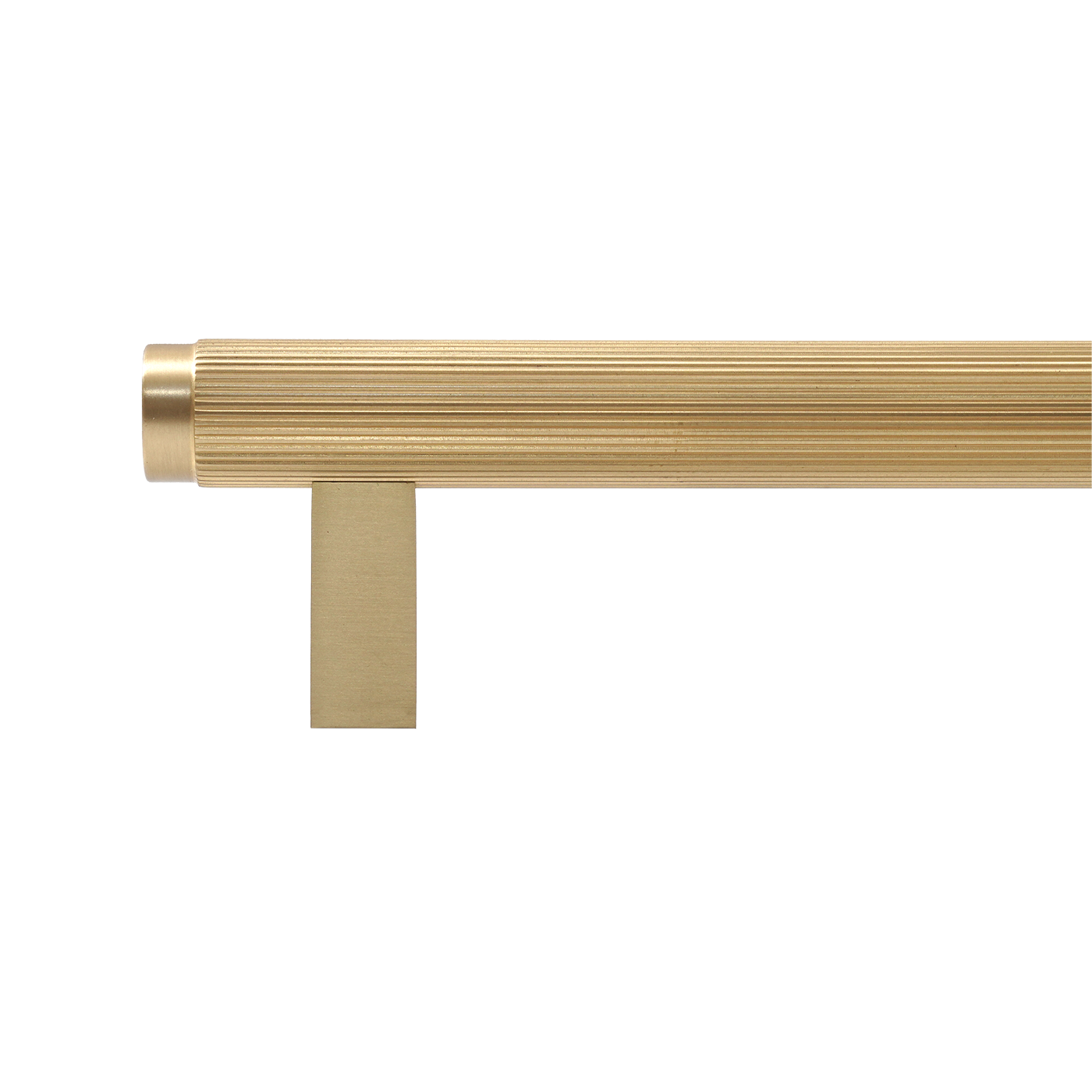 Momo Bellevue Lined Bar Pull Solid Brass 160mm in Brushed Satin Brass (2)