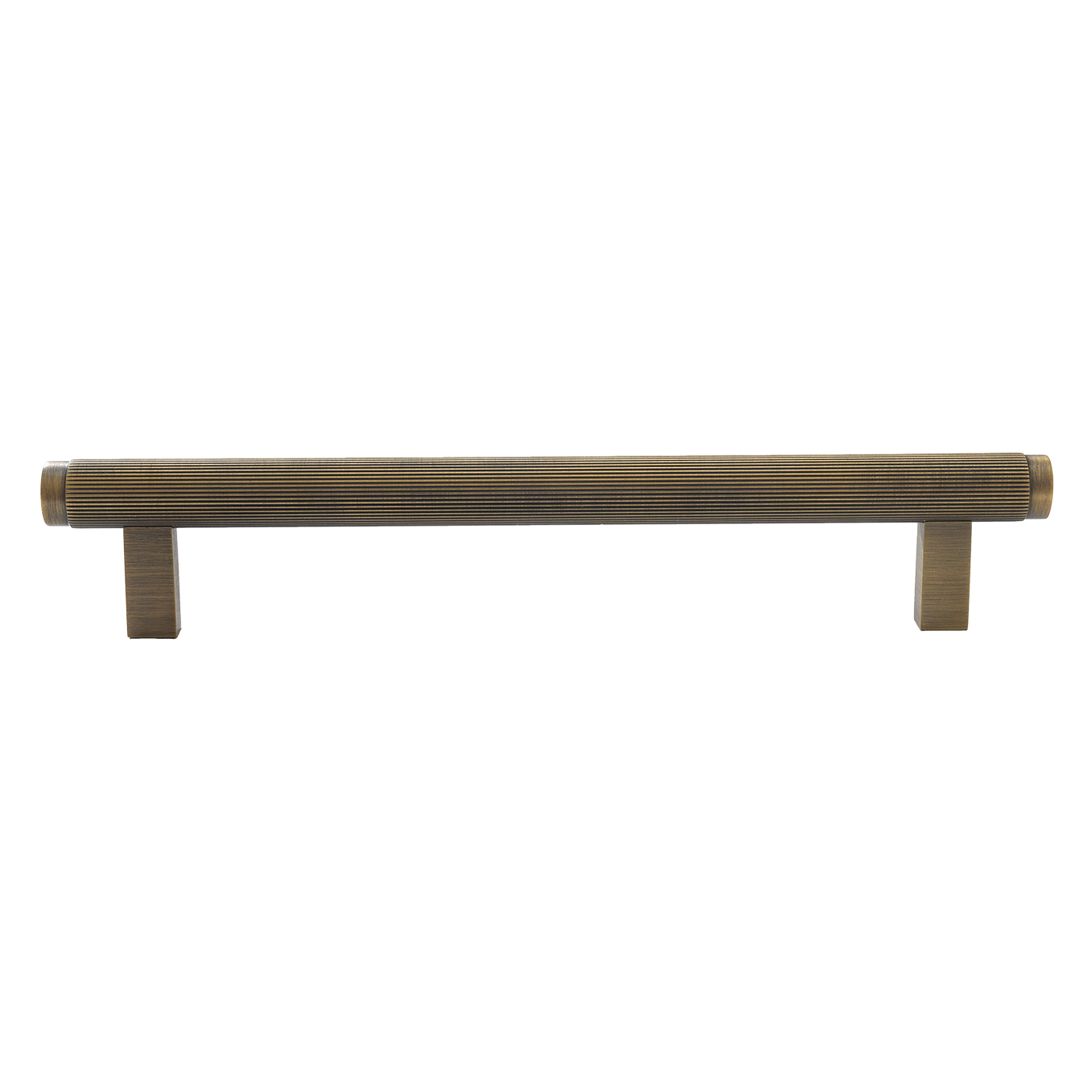 Momo Bellevue Lined Bar Pull Solid Brass 160mm in Dark Brushed Brass (1)