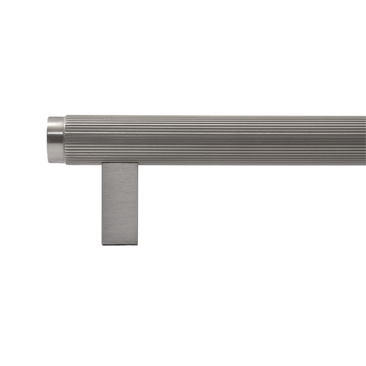 Momo Bellevue Lined Bar Pull Solid Brass 160mm in Dull Brushed Nickel (2)