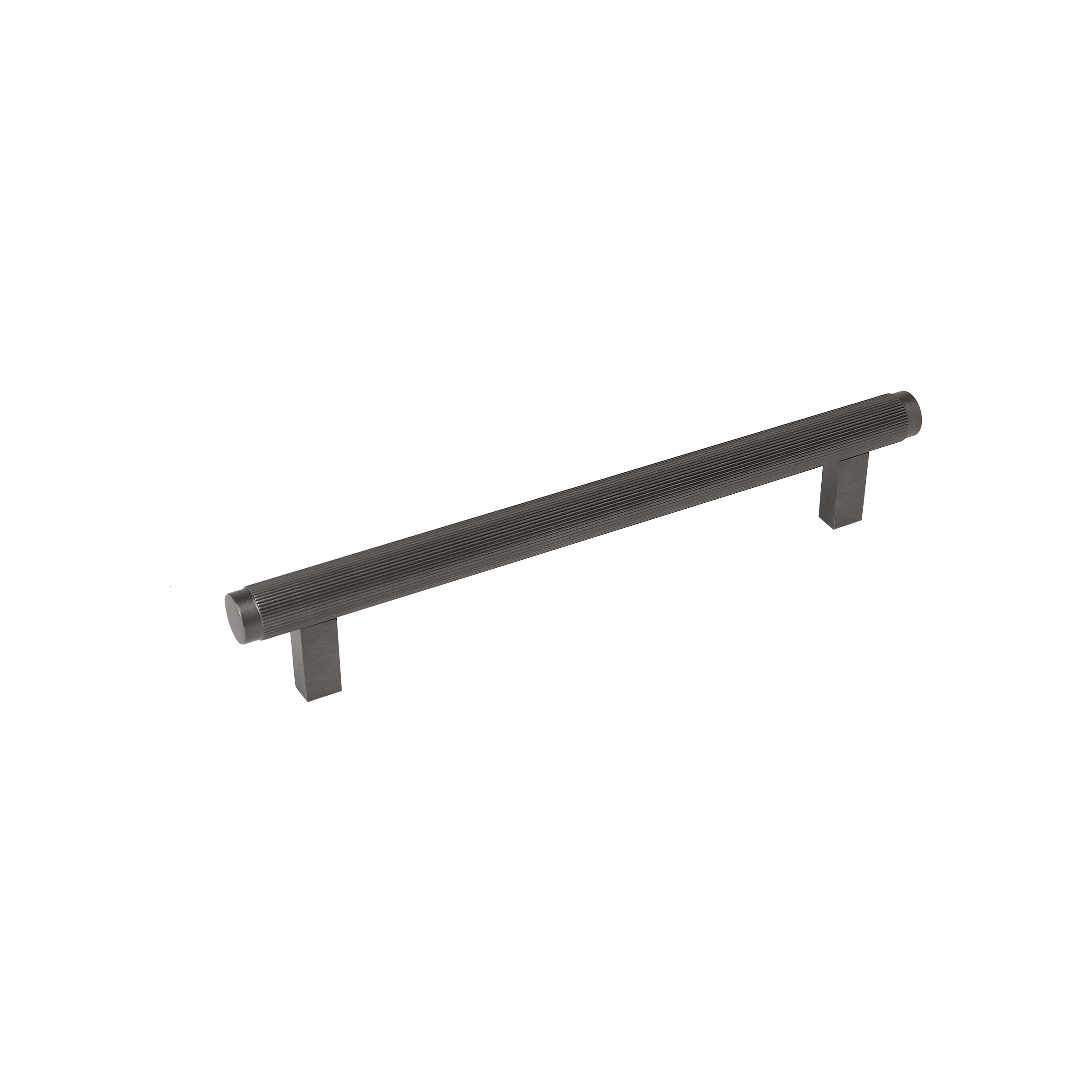 Momo Bellevue Lined Bar Pull Solid Brass 160mm in Gunmetal