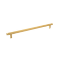 Momo Bellevue Lined Bar Pull Solid Brass 320mm in Brushed Satin Brass