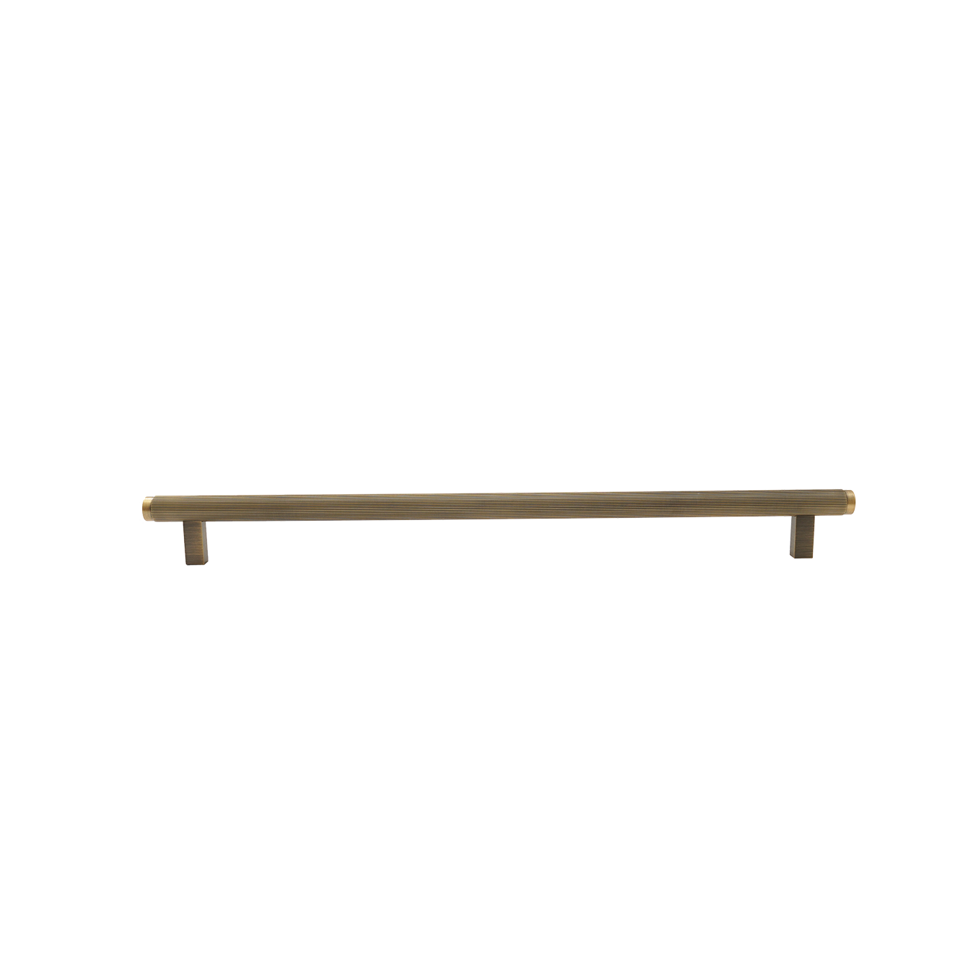 Momo Bellevue Lined Bar Pull Solid Brass 320mm in Dark Brushed Brass (1)
