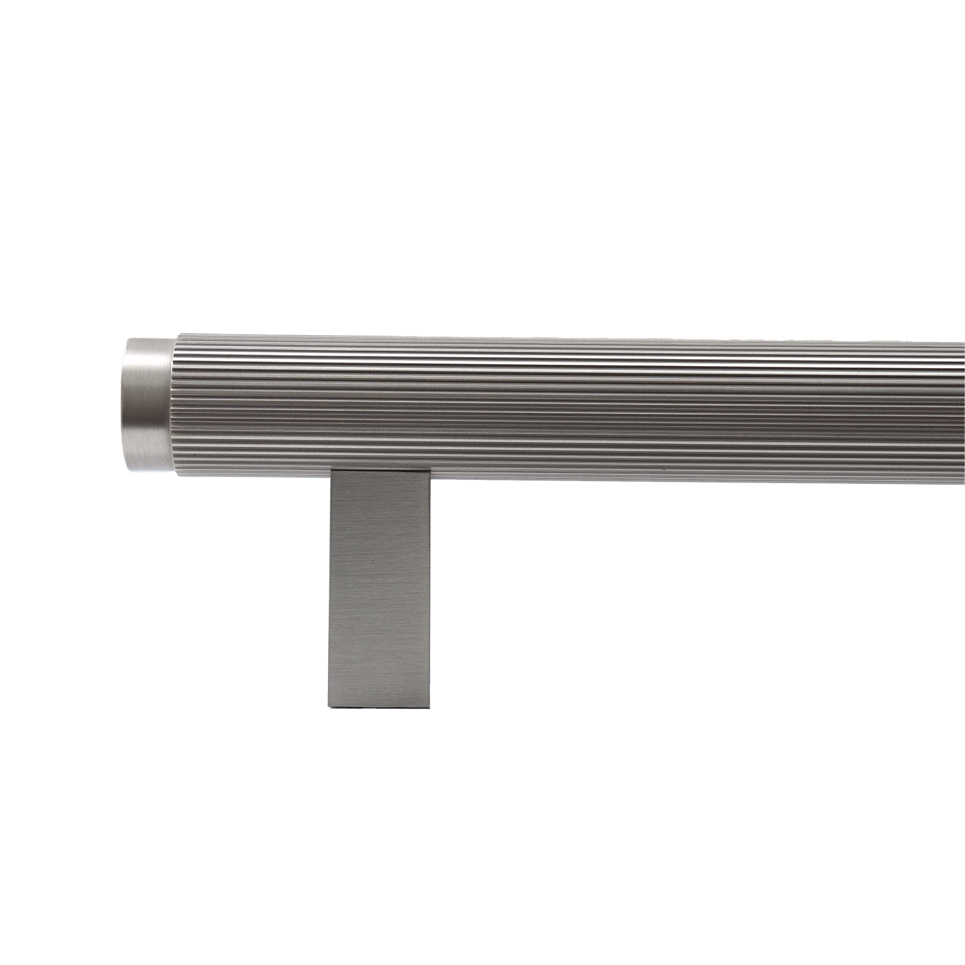 Momo Bellevue Lined Bar Pull Solid Brass 320mm in Dull Brushed Nickel (2)