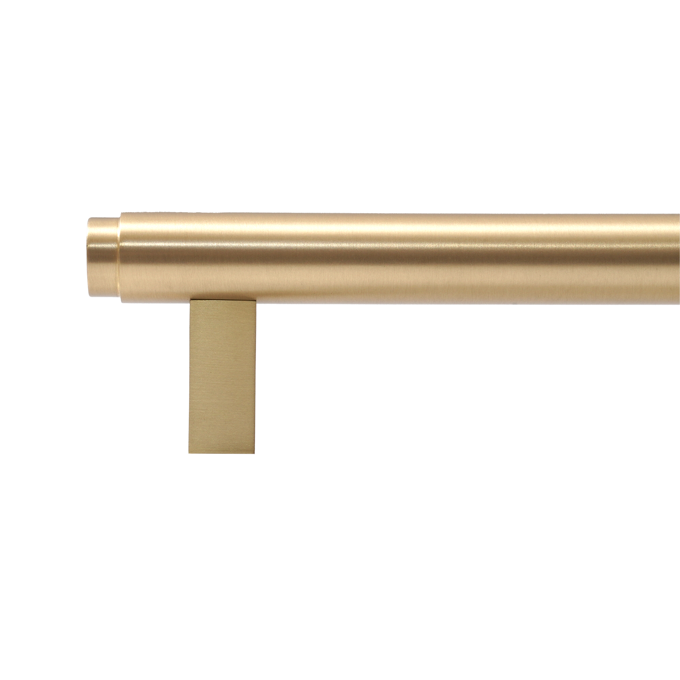 Momo Bellevue Plain Bar Pull Solid Brass 160mm in Brushed Satin Brass (2)