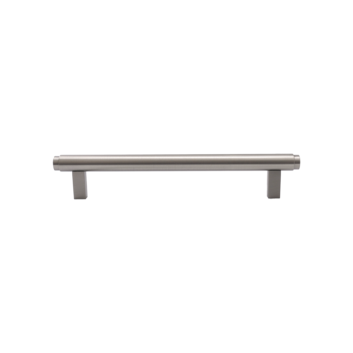 Momo Bellevue Plain Bar Pull Solid Brass 160mm in Dull Brushed Nickel (1)
