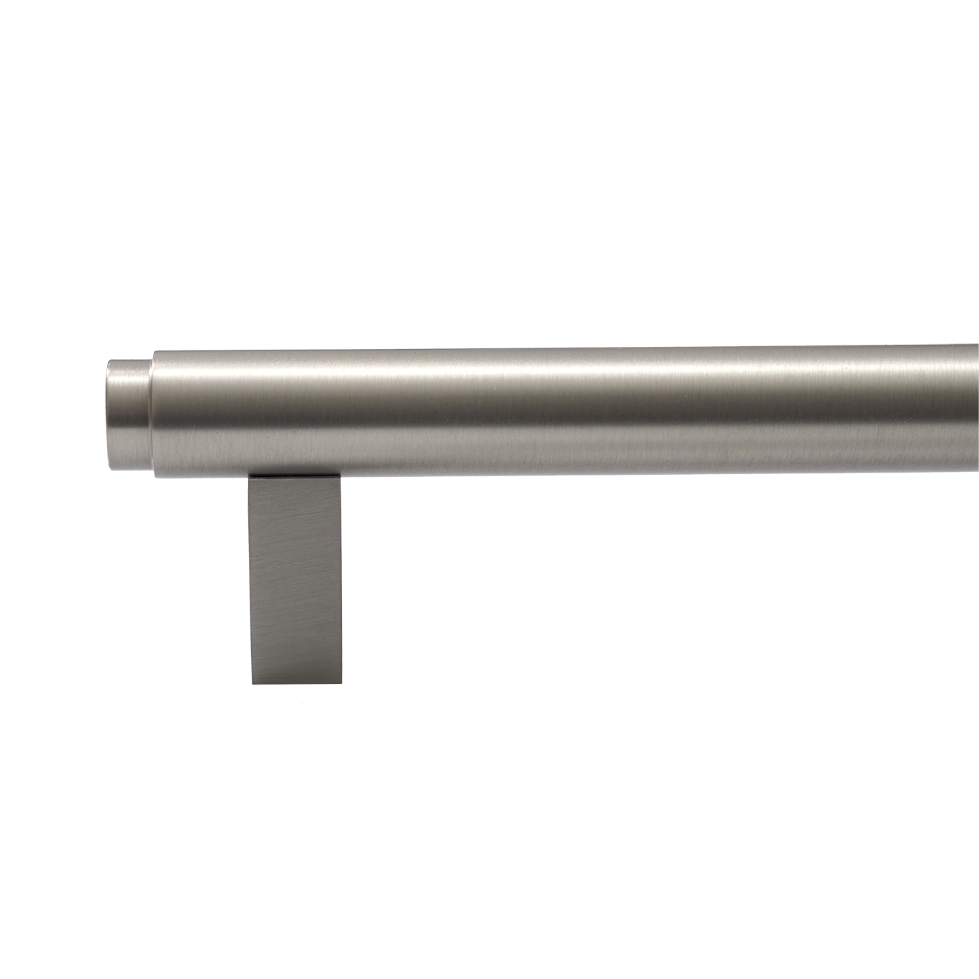 Momo Bellevue Plain Bar Pull Solid Brass 160mm in Dull Brushed Nickel (2)