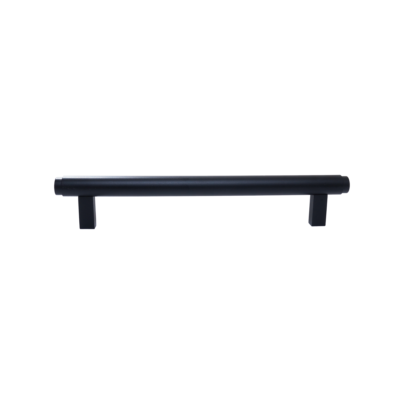 Momo Bellevue Plain Bar Pull Solid Brass 160mm in Matt Black (1)