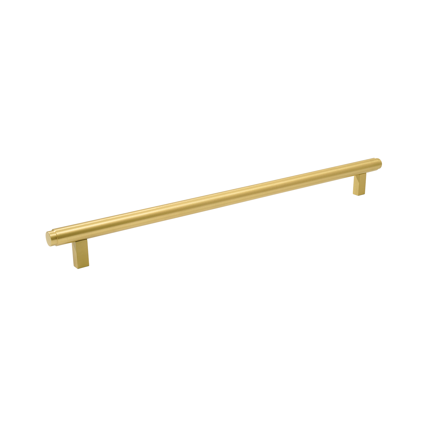 Momo Bellevue Plain Bar Pull Solid Brass 320mm in Brushed Satin Brass