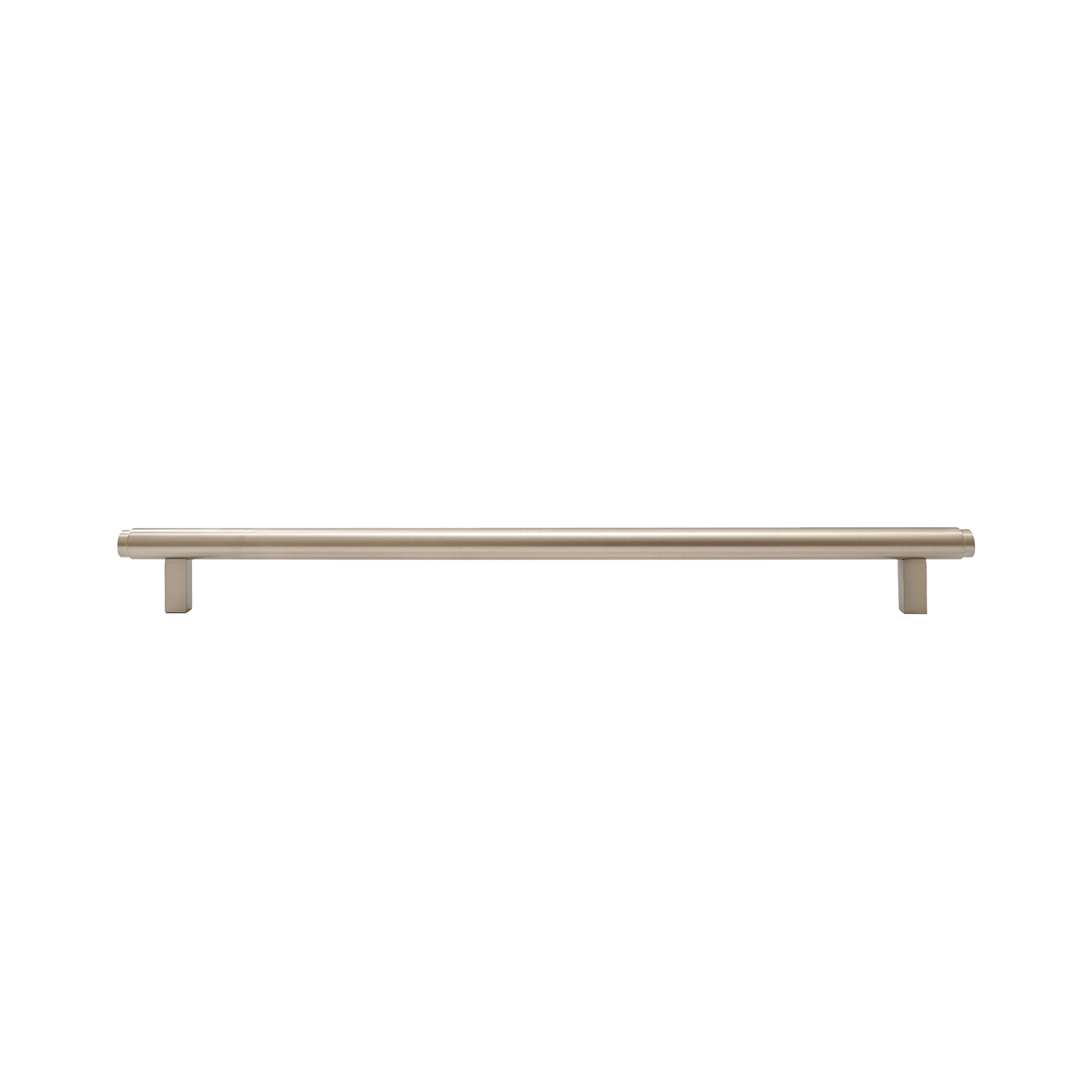 Momo Bellevue Plain Bar Pull Solid Brass 320mm in Dull Brushed Nickel (1)