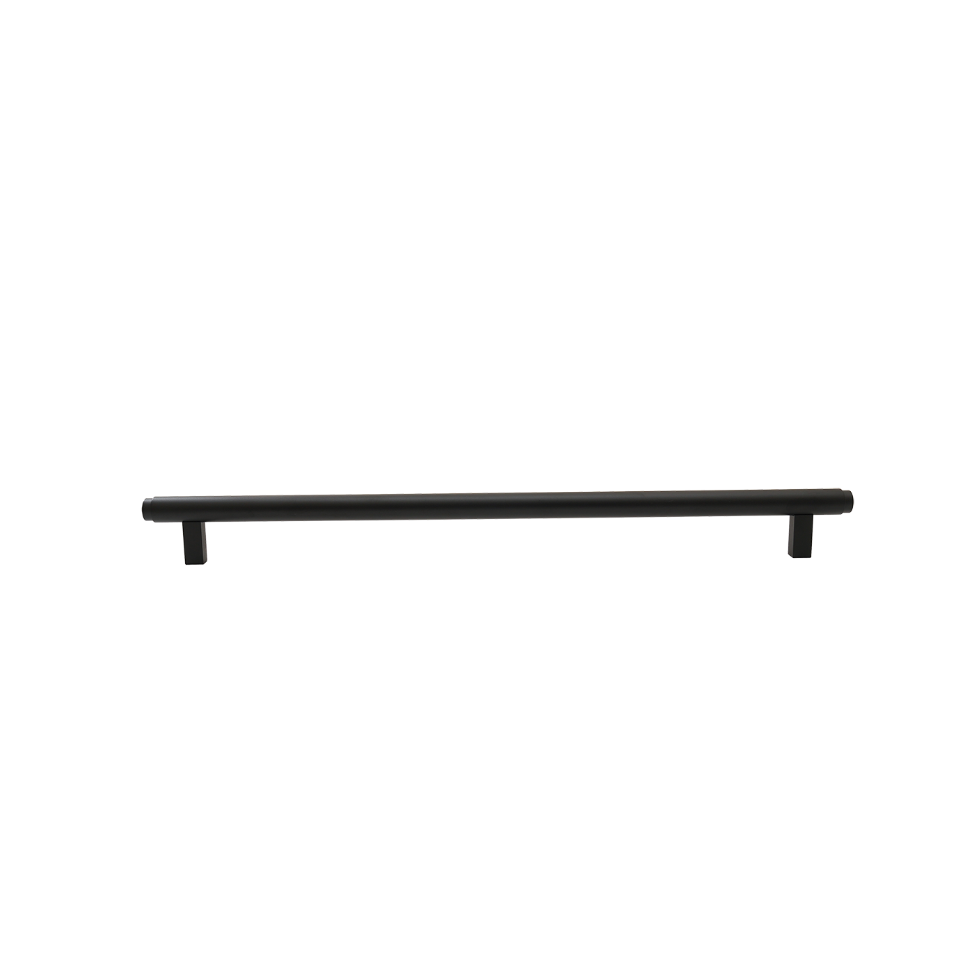 Momo Bellevue Plain Bar Pull Solid Brass 320mm in Matt Black (1)
