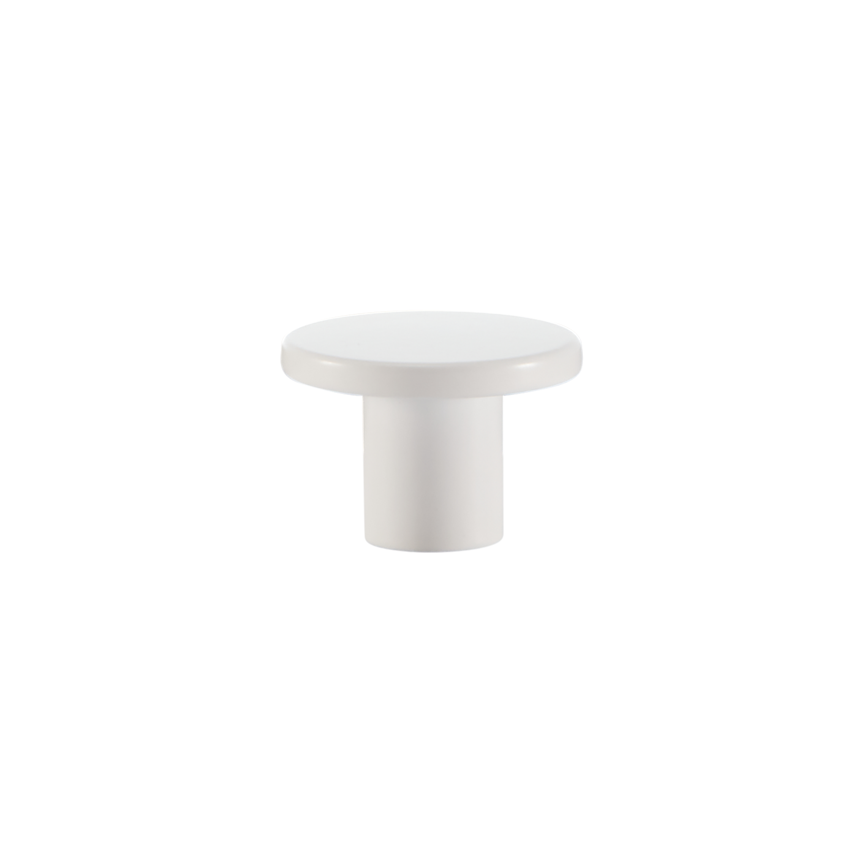 Momo Como Knob  26mm in Matt White (1)