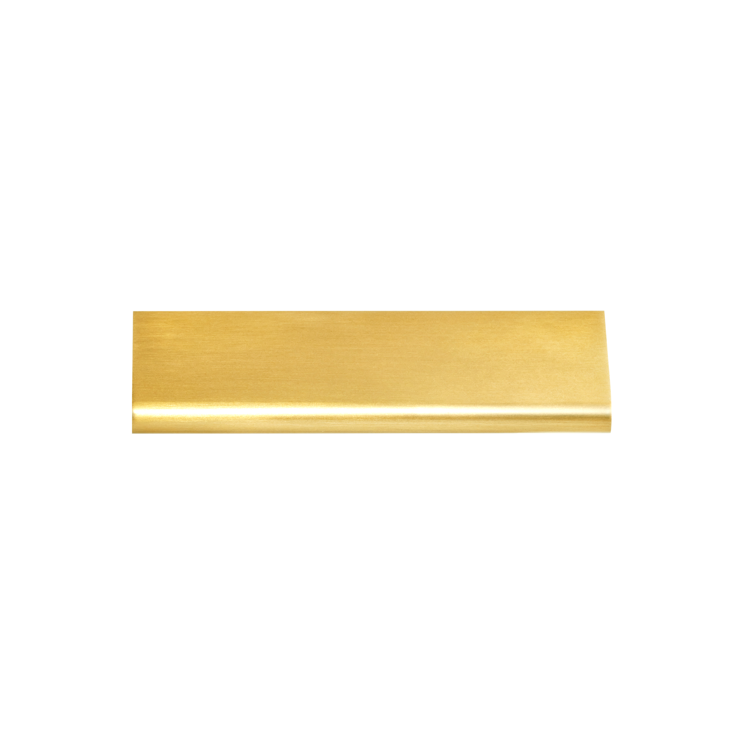 Momo Chelsea Solid Brass Lip Pull 96mm in Brushed Satin Brass (1)