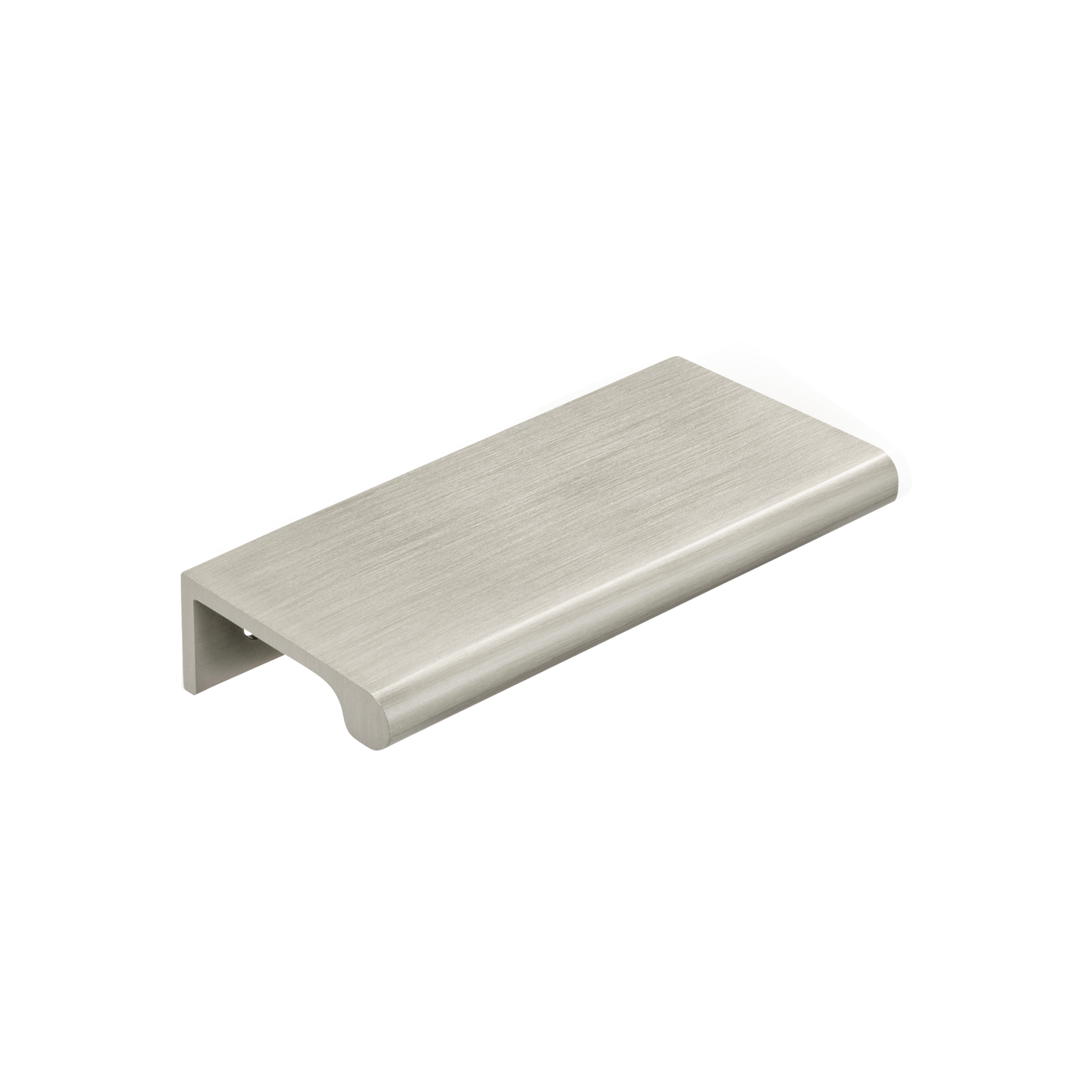 Momo Chelsea Solid Brass Lip Pull 96mm in Dull Brushed Nickel
