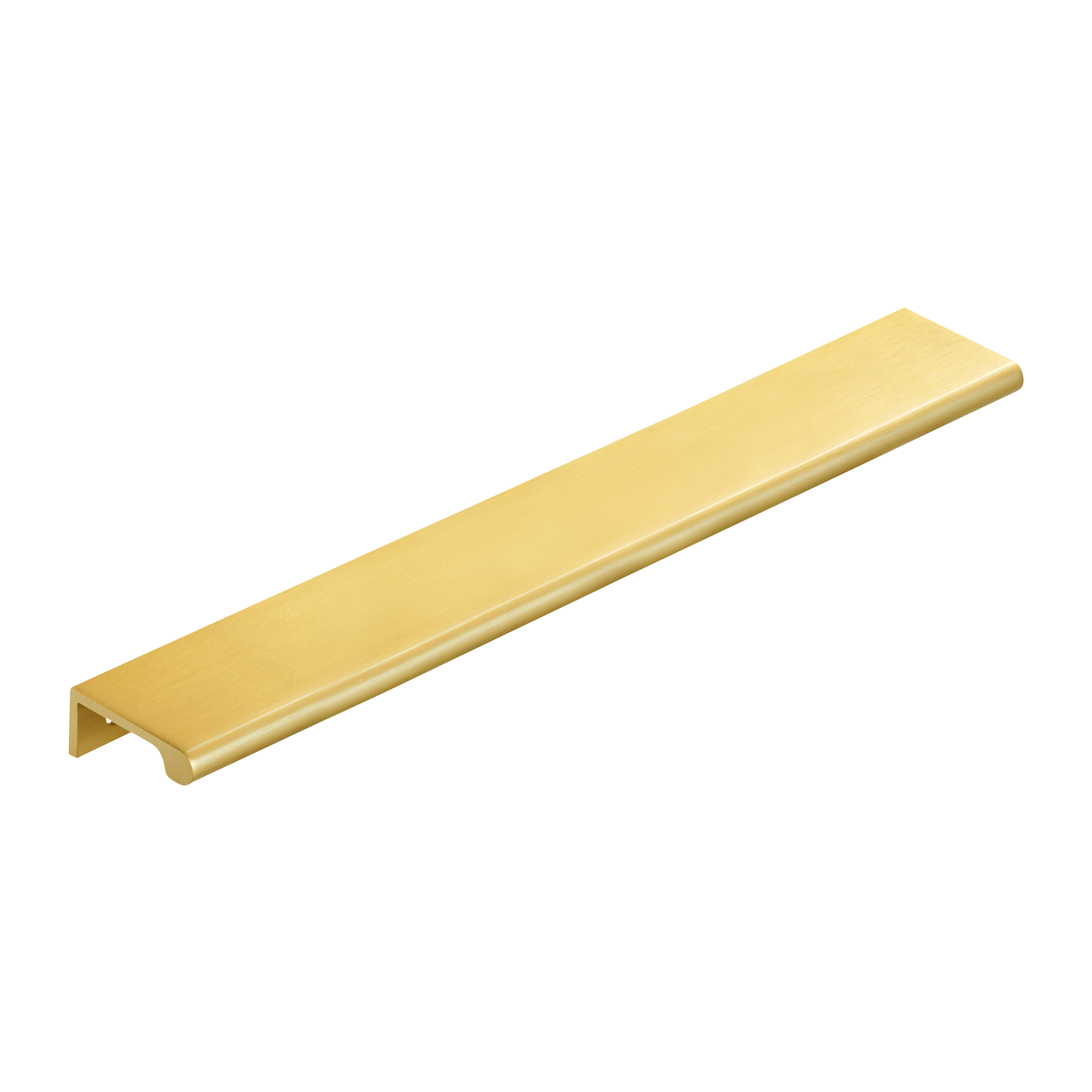 Momo Chelsea Solid Brass Lip Pull 256mm in Brushed Satin Brass