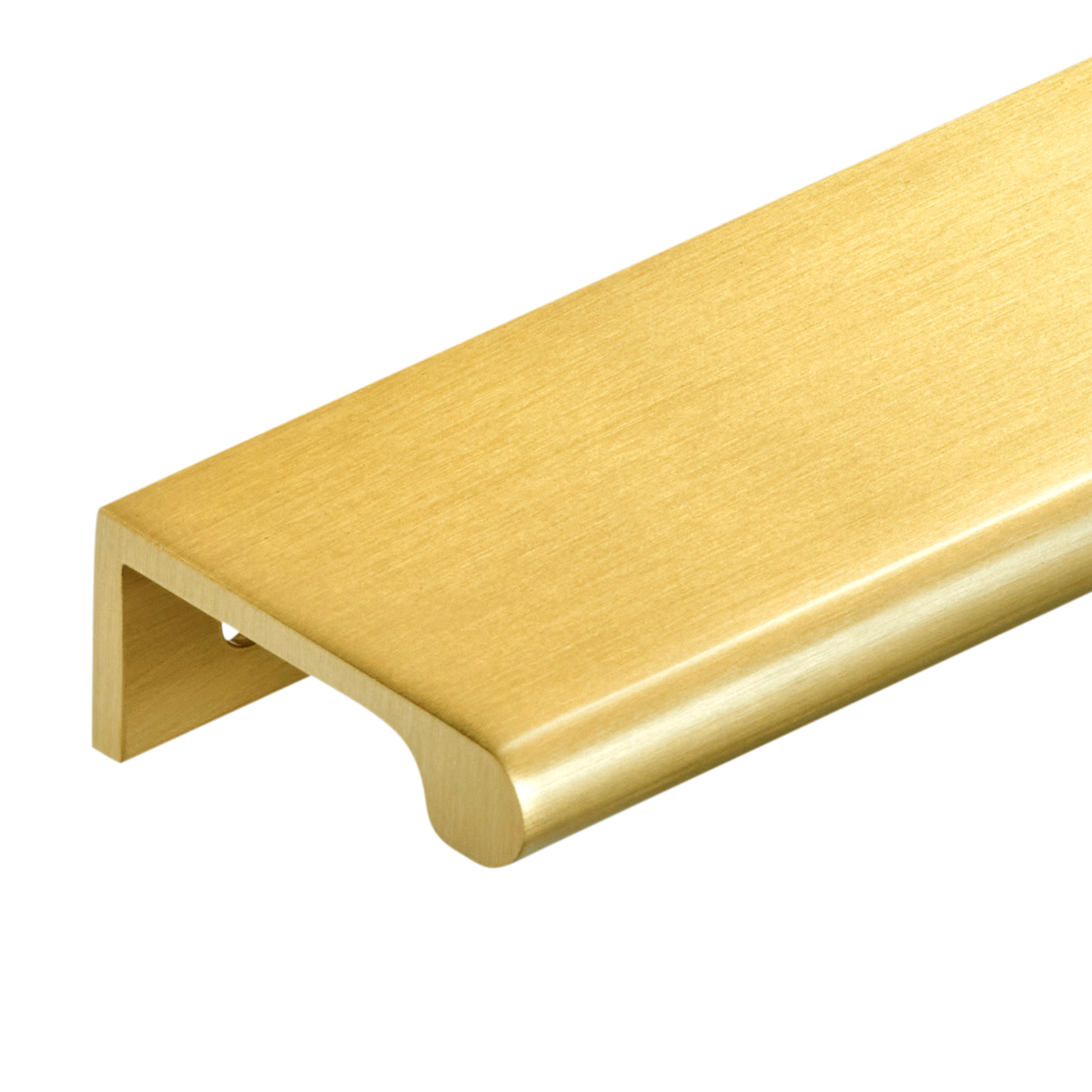 Momo Chelsea Solid Brass Lip Pull 256mm in Brushed Satin Brass (2)