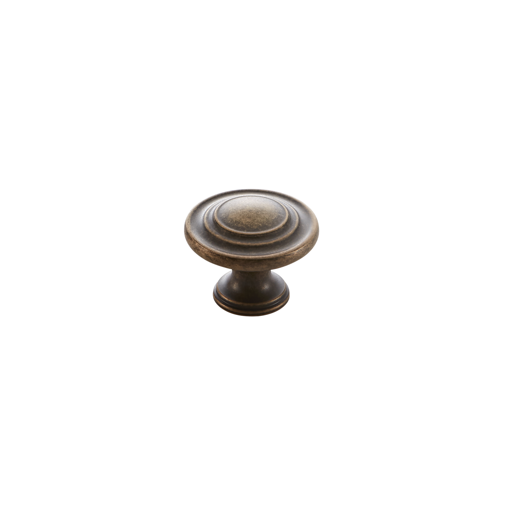 Momo Florencia Concentric Knob 33mm in Antique Brass