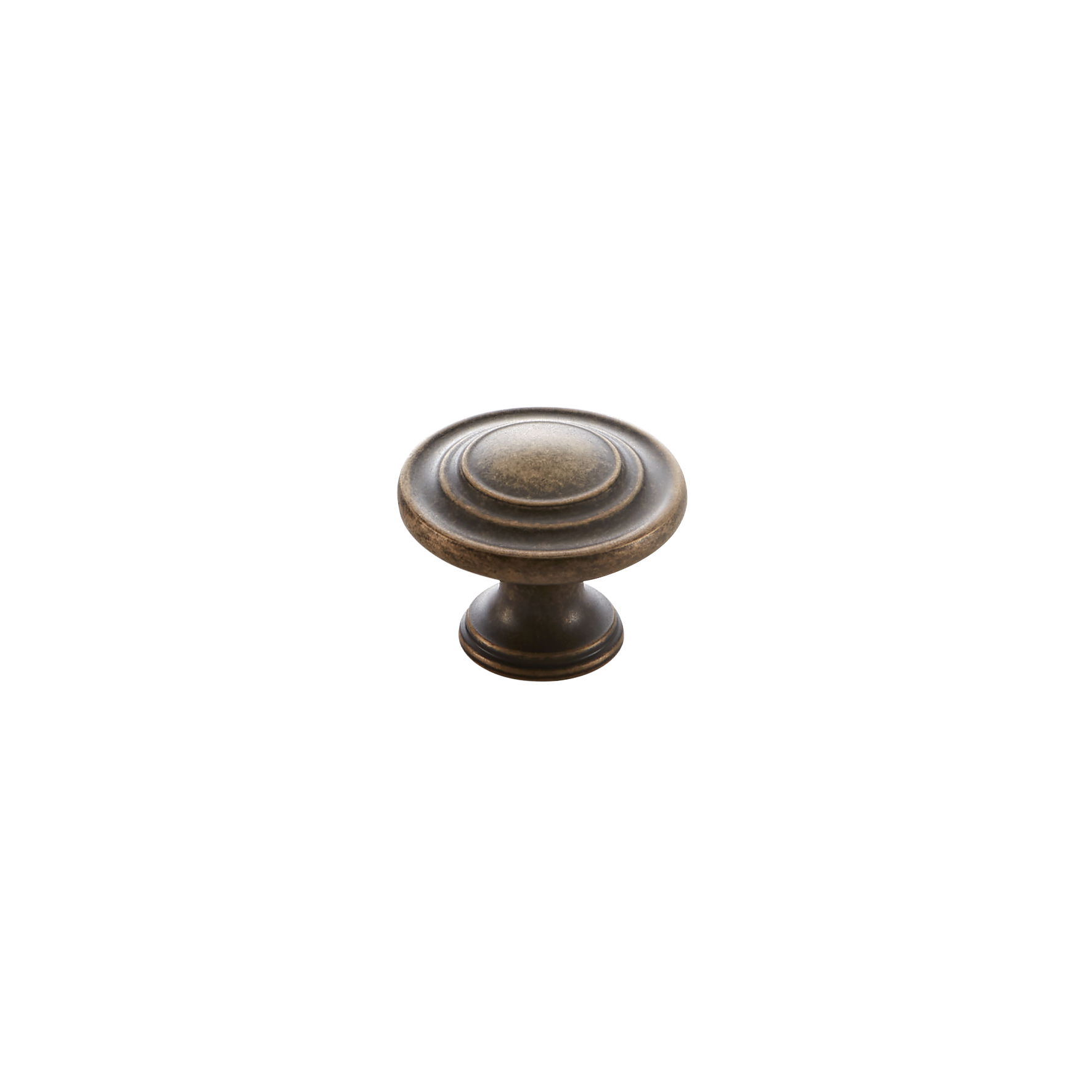 Momo Florencia Concentric Knob 33mm in Antique Brass