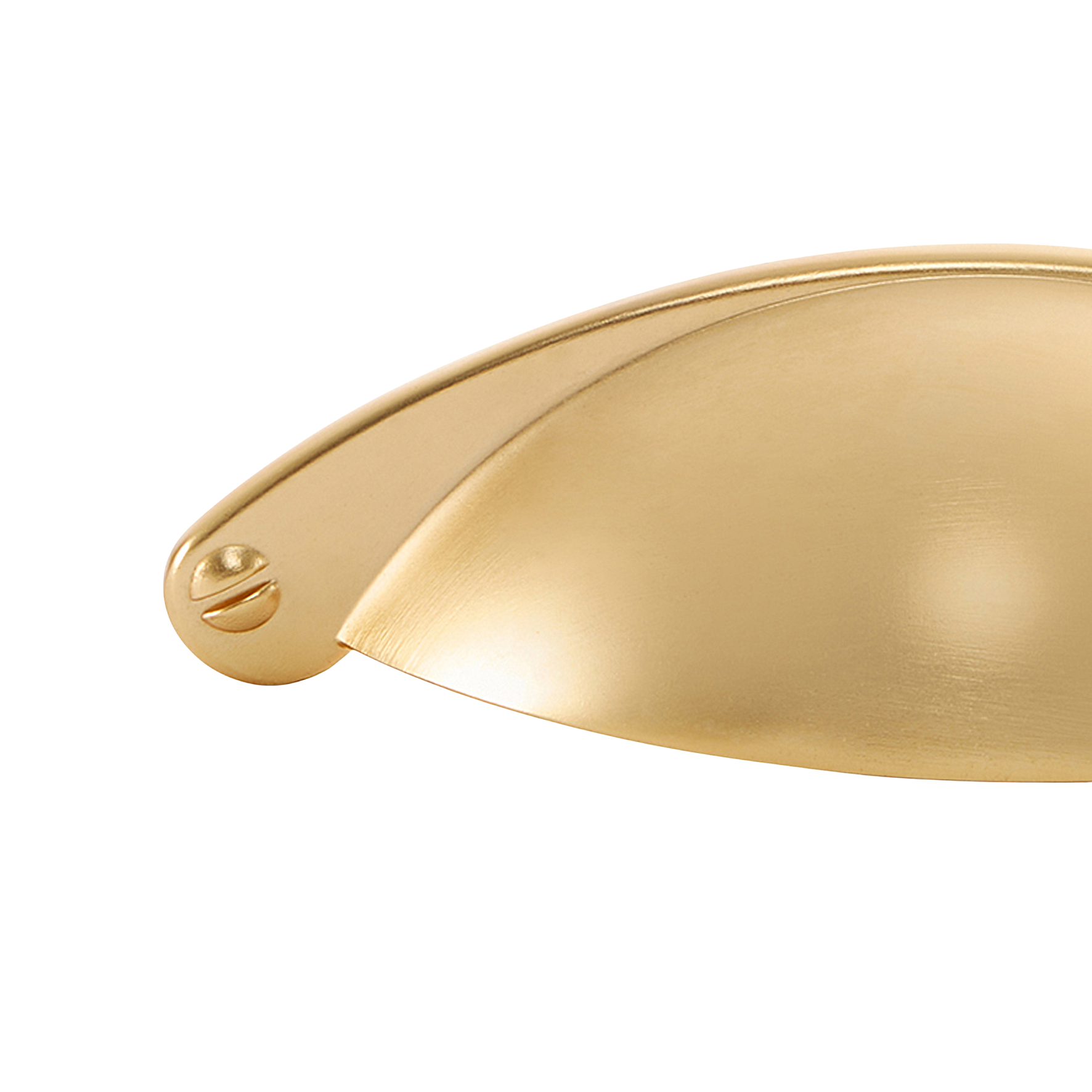 Momo Florencia Cup Pull 64mm in Brushed Matt Brass (2)