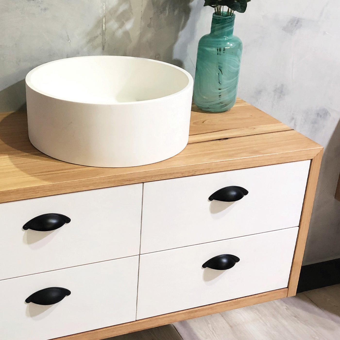 Momo Florencia Cup Pull 64mm In Matt Black (2)