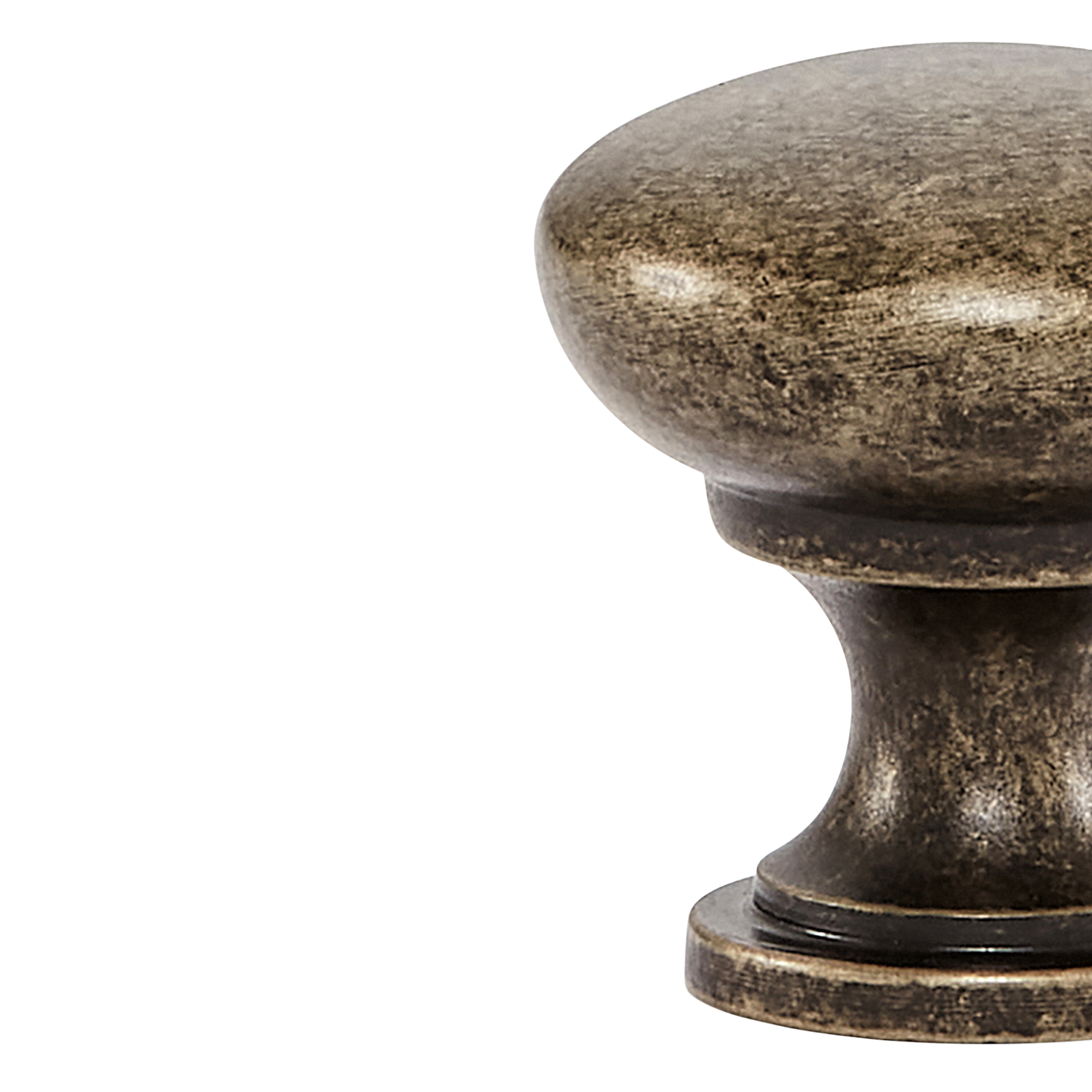 Momo Florencia Plain Knob 29mm in Antique Brass (2)