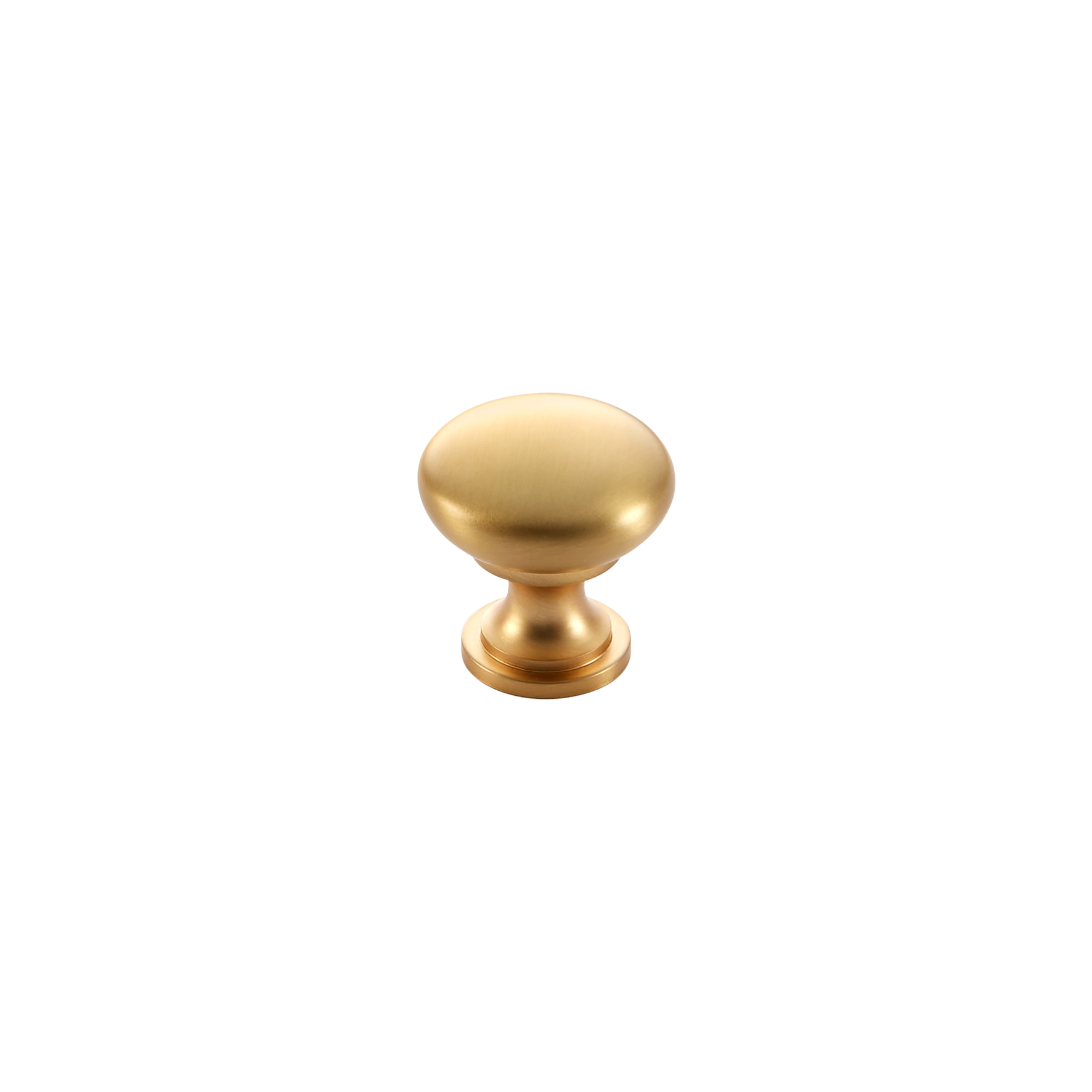 Momo Florencia Plain Knob 29mm in Brushed Matt Brass