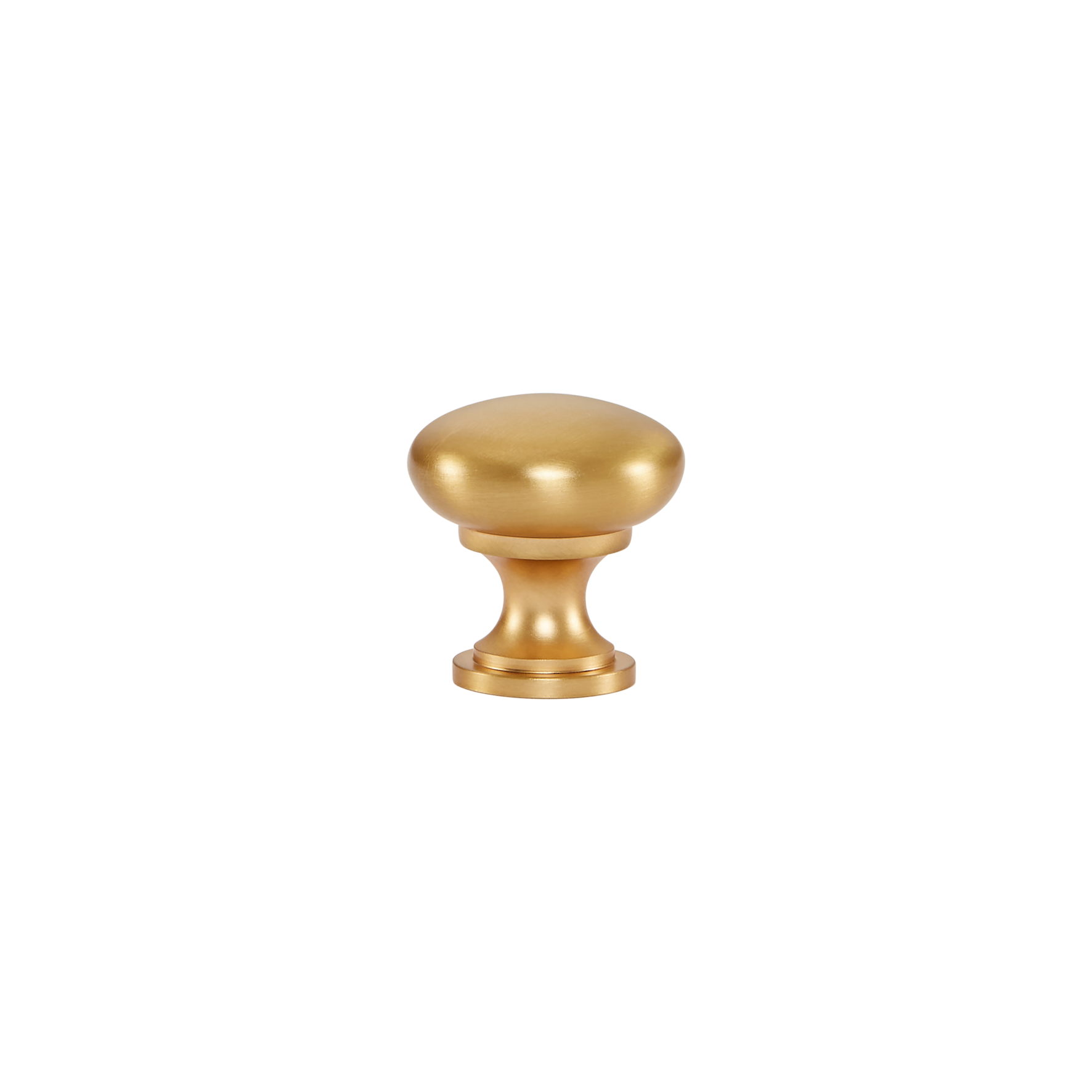 Momo Florencia Plain Knob 29mm in Brushed Matt Brass (1)