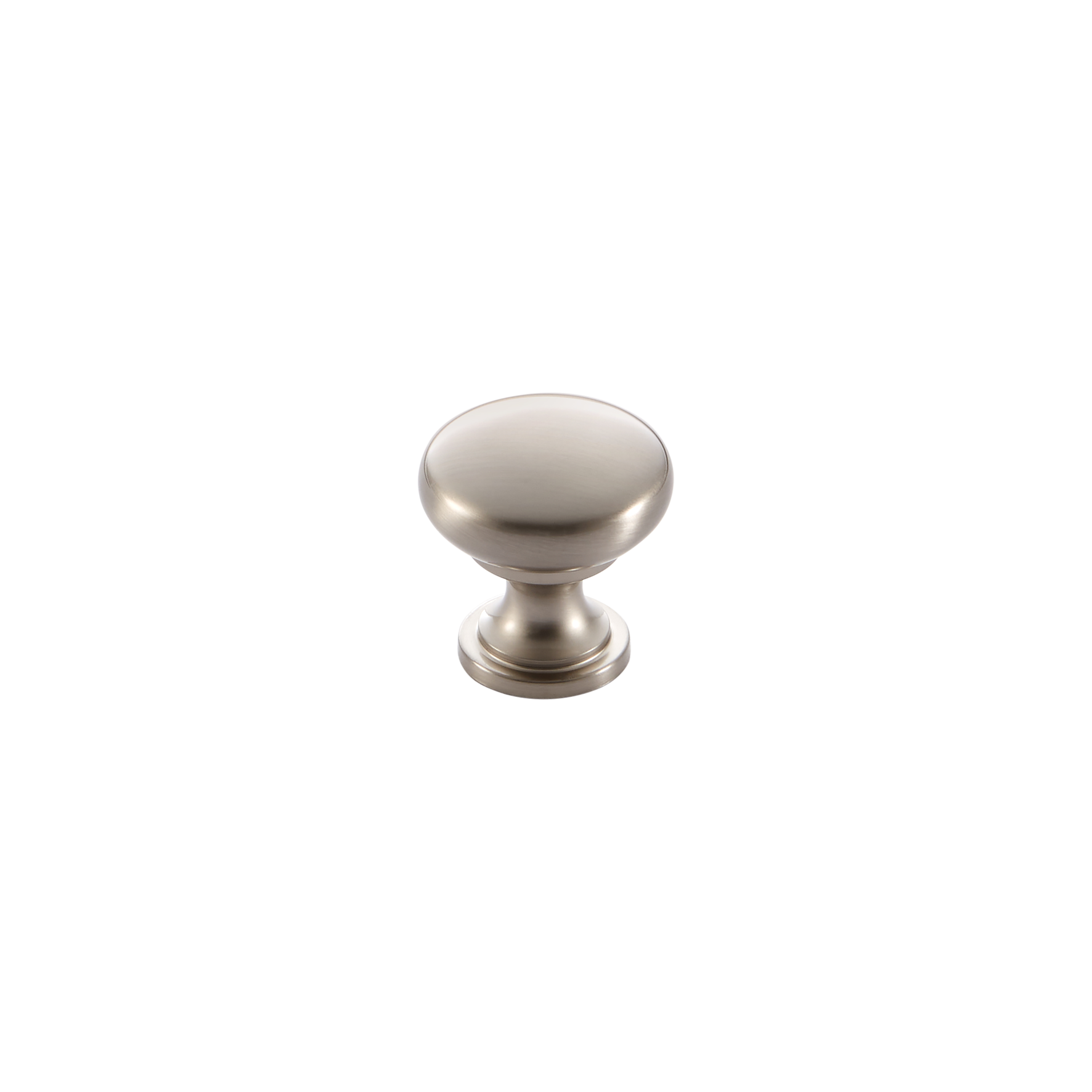 Momo Florencia Plain Knob 29mm in Brushed Nickel