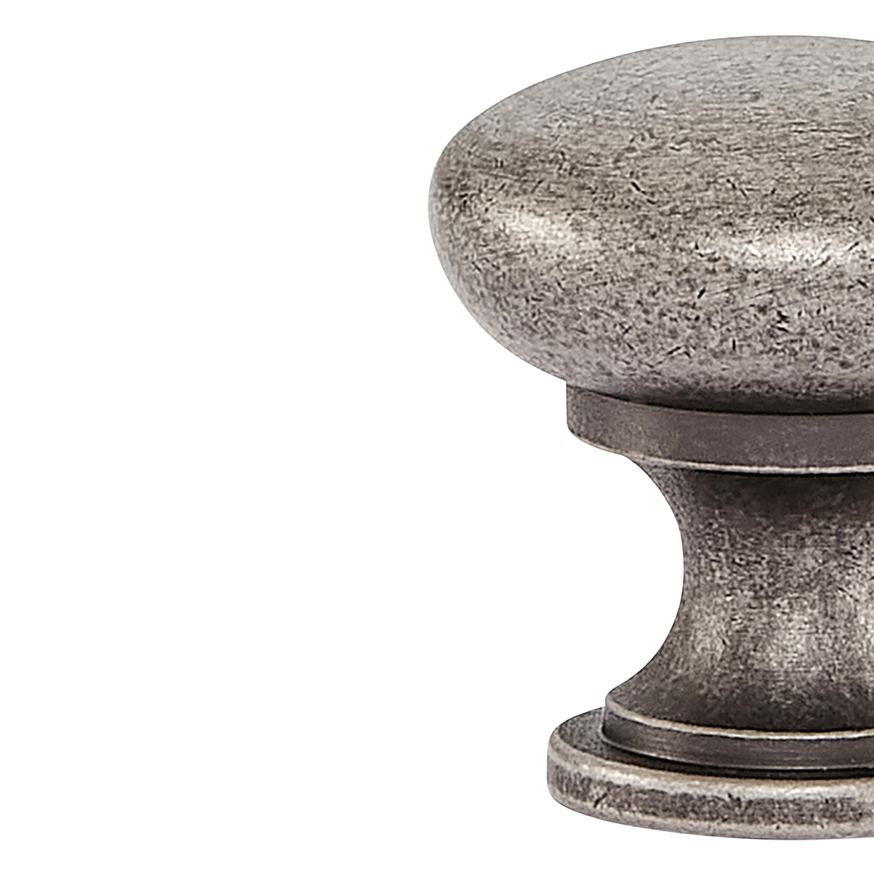 Momo Florencia Plain Knob 29mm in European Pewter (2)