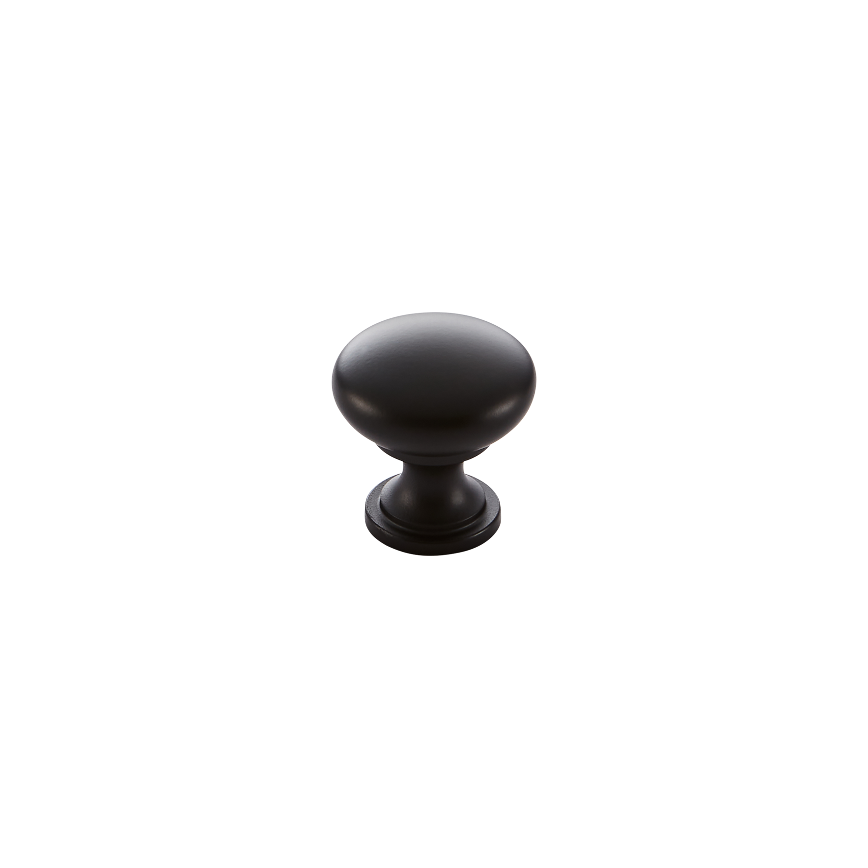 Momo Florencia Plain Knob 29mm in Matt Black