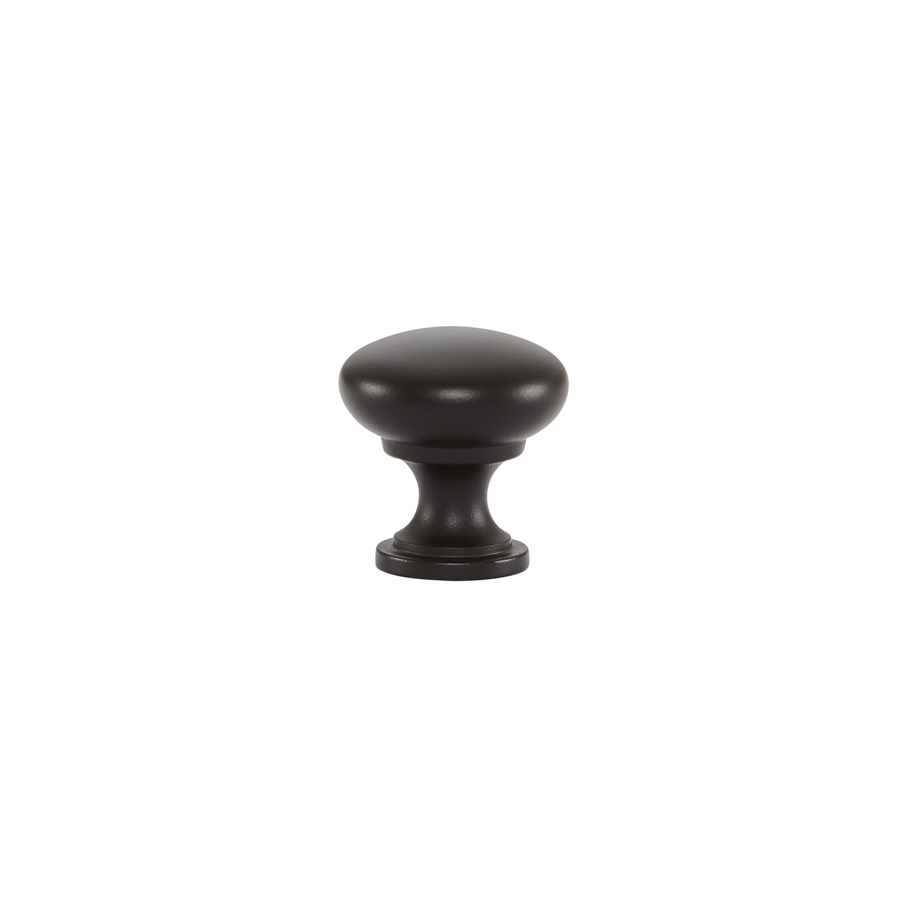 Momo Florencia Plain Knob 29mm in Matt Black (1)