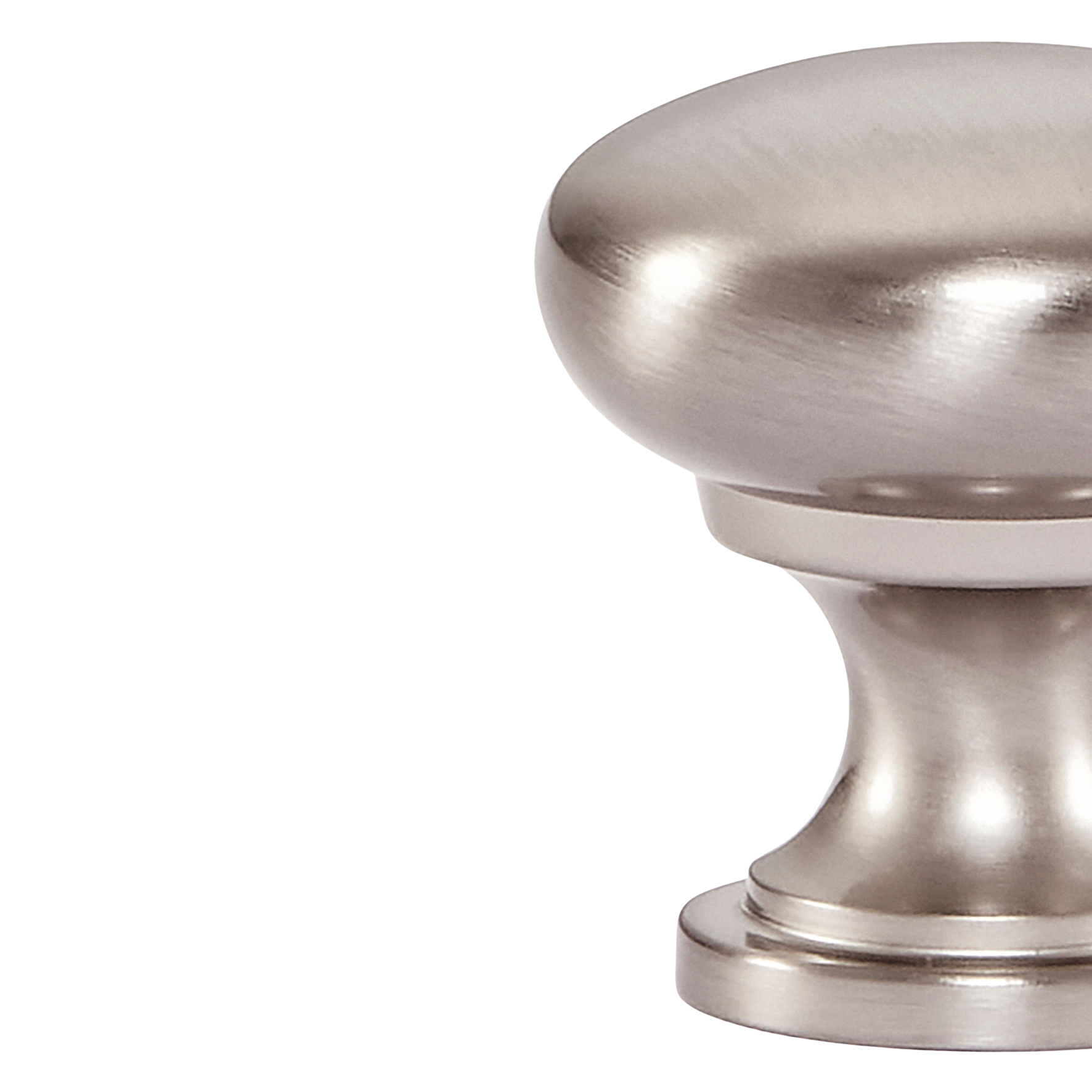 Momo Florencia Plain Knob 29mm in Satin Nickel (2)