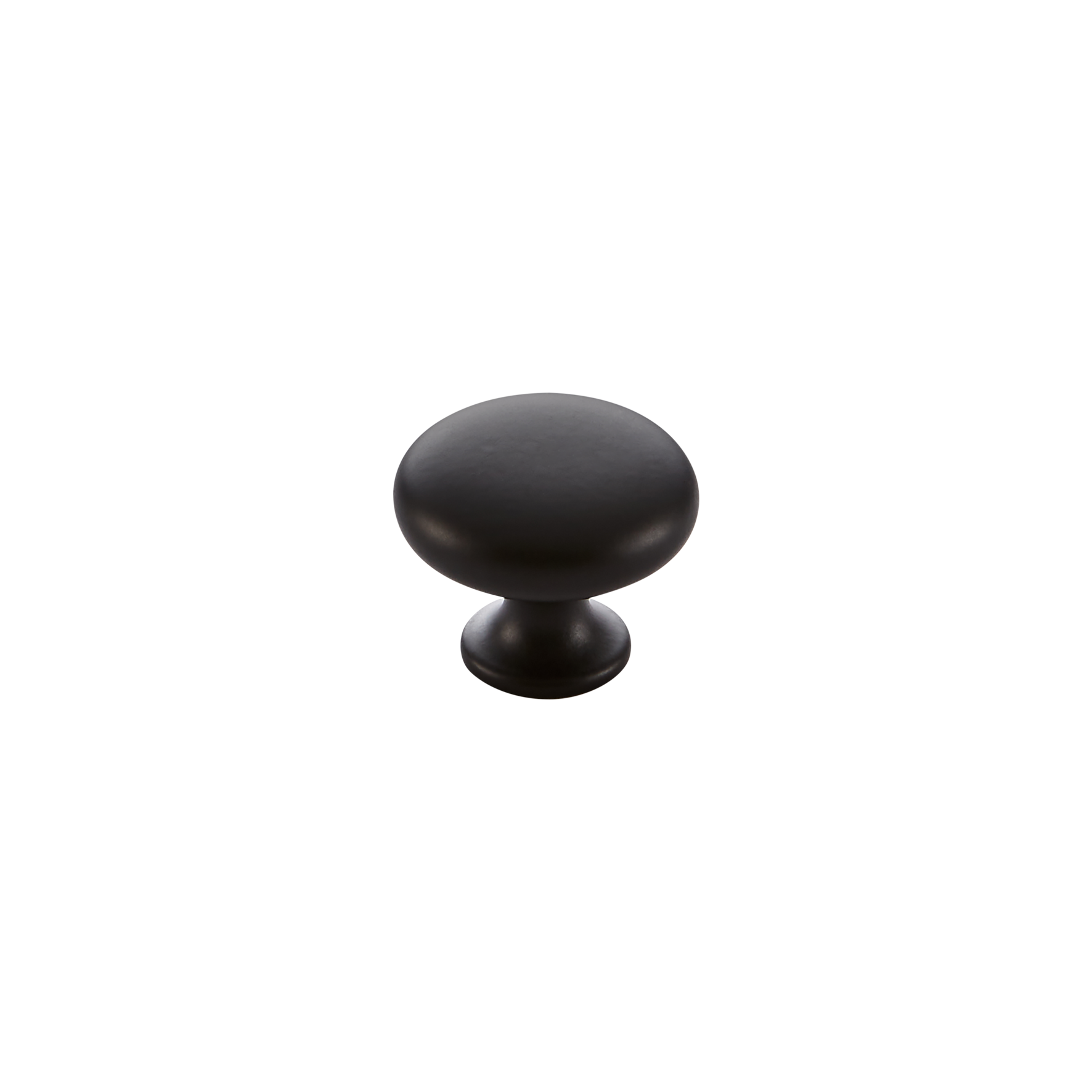 Momo Duke Round Knob 31mm in Matt Black