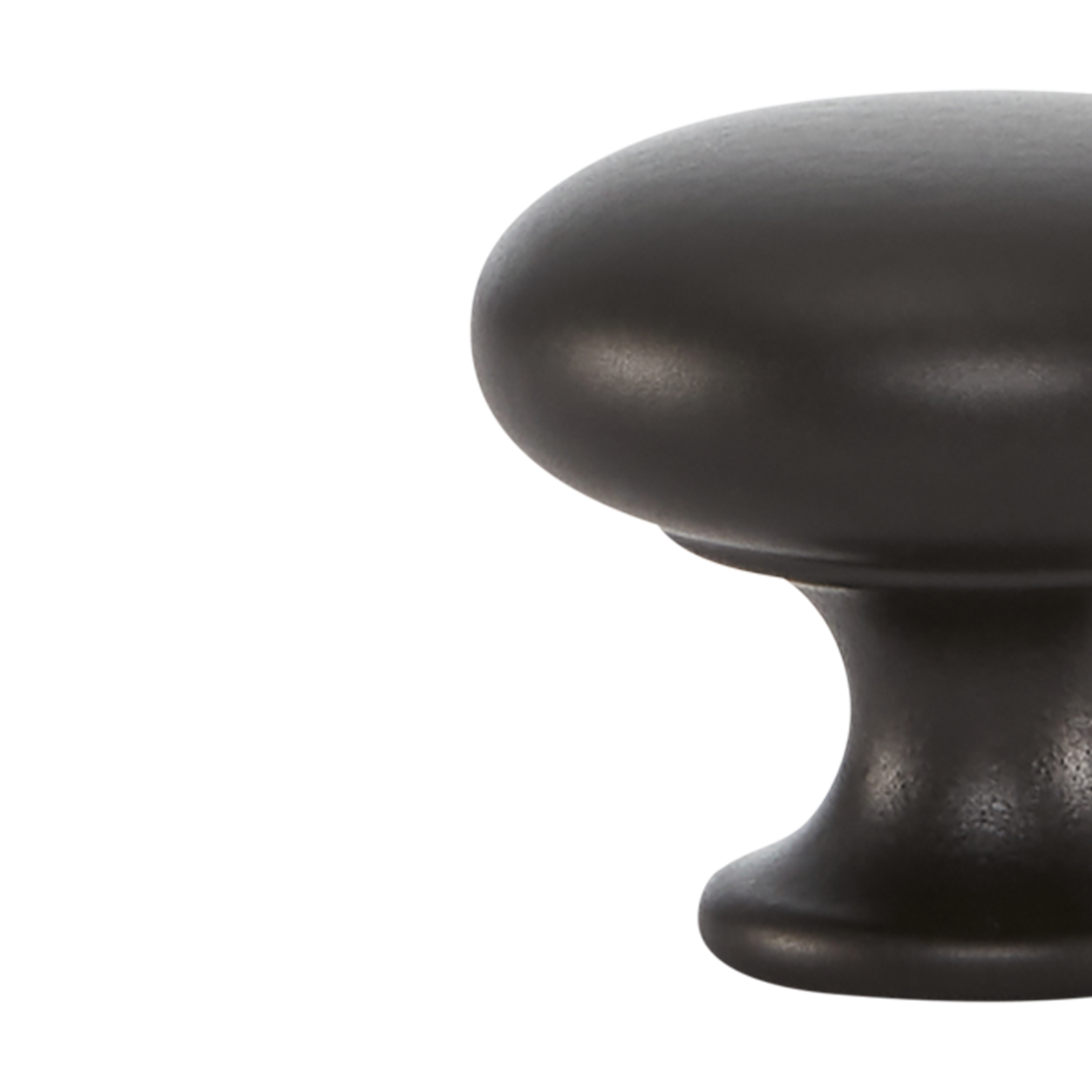 Momo Duke Round Knob 31mm in Matt Black (2)