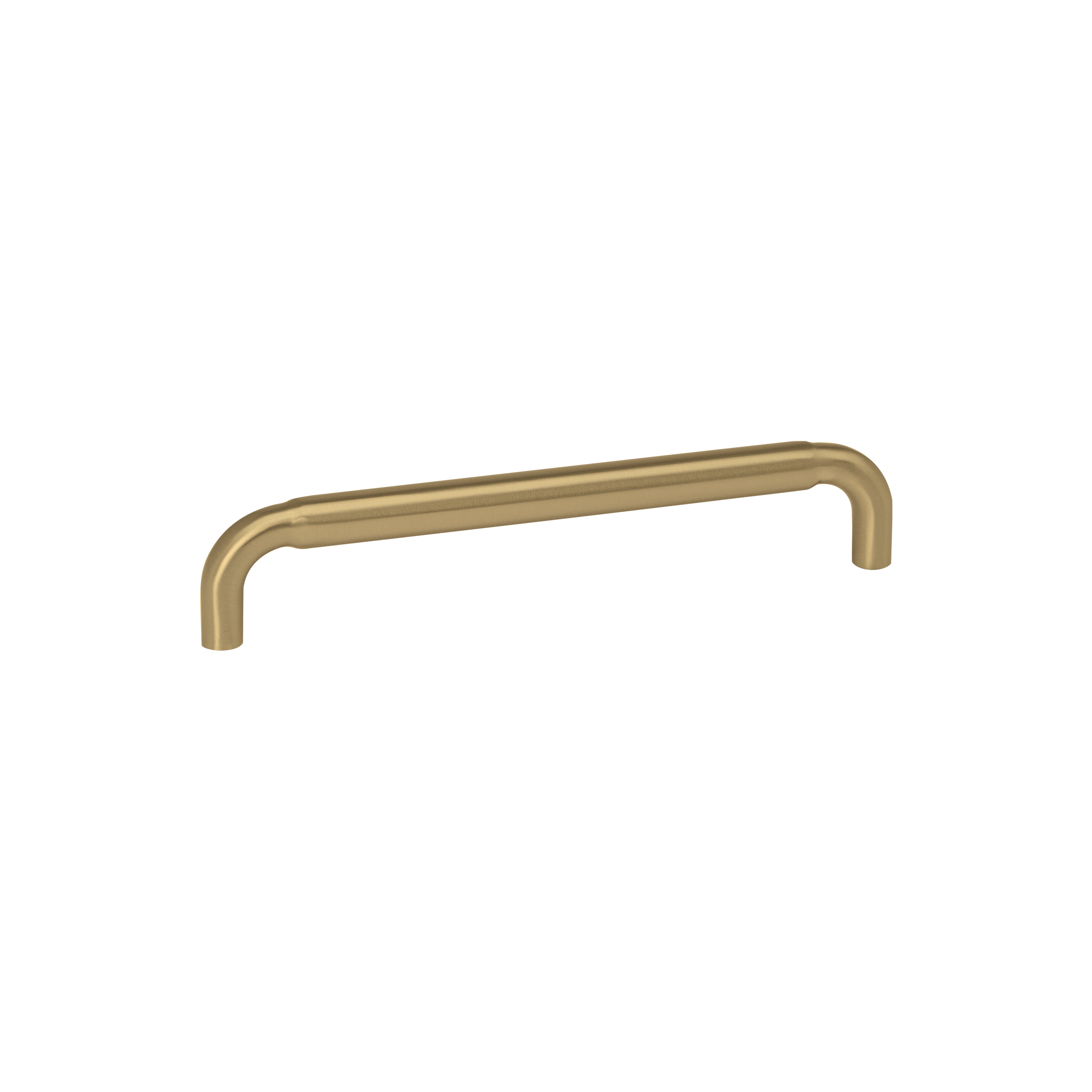 Momo Elba D Handle 160mm in Brushed Satin Brass