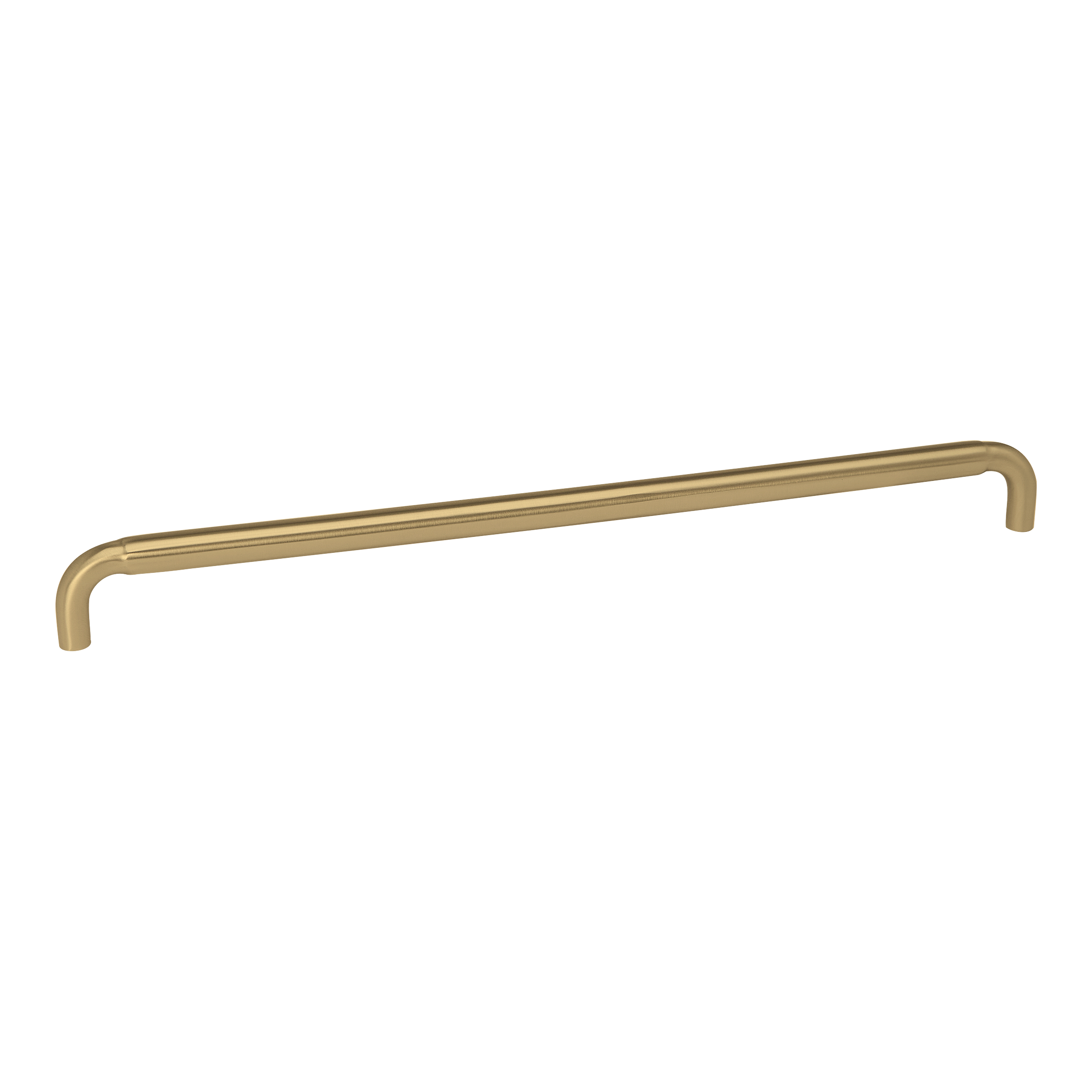 Momo Elba D Handle 320mm in Brushed Satin Brass