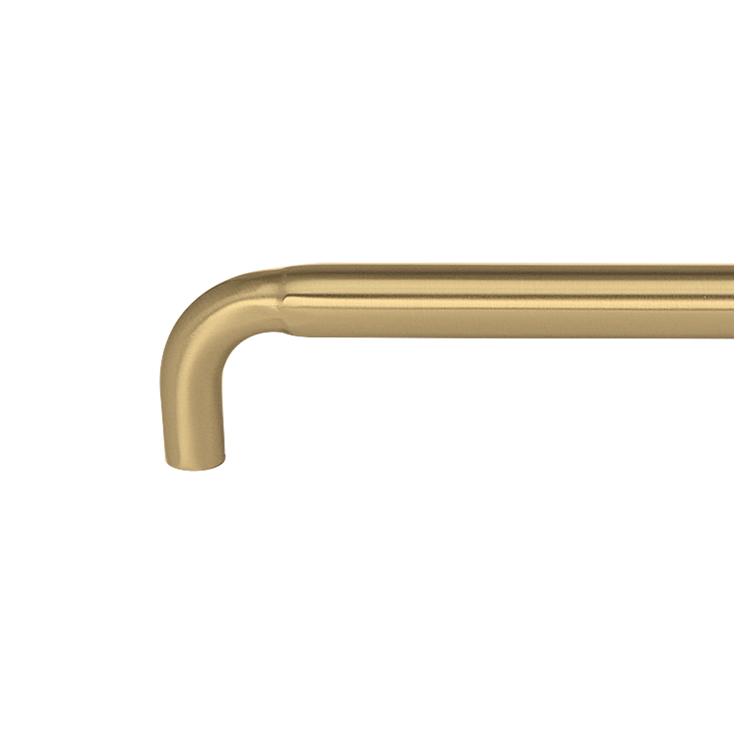 Momo Elba D Handle 320mm in Brushed Satin Brass (2)