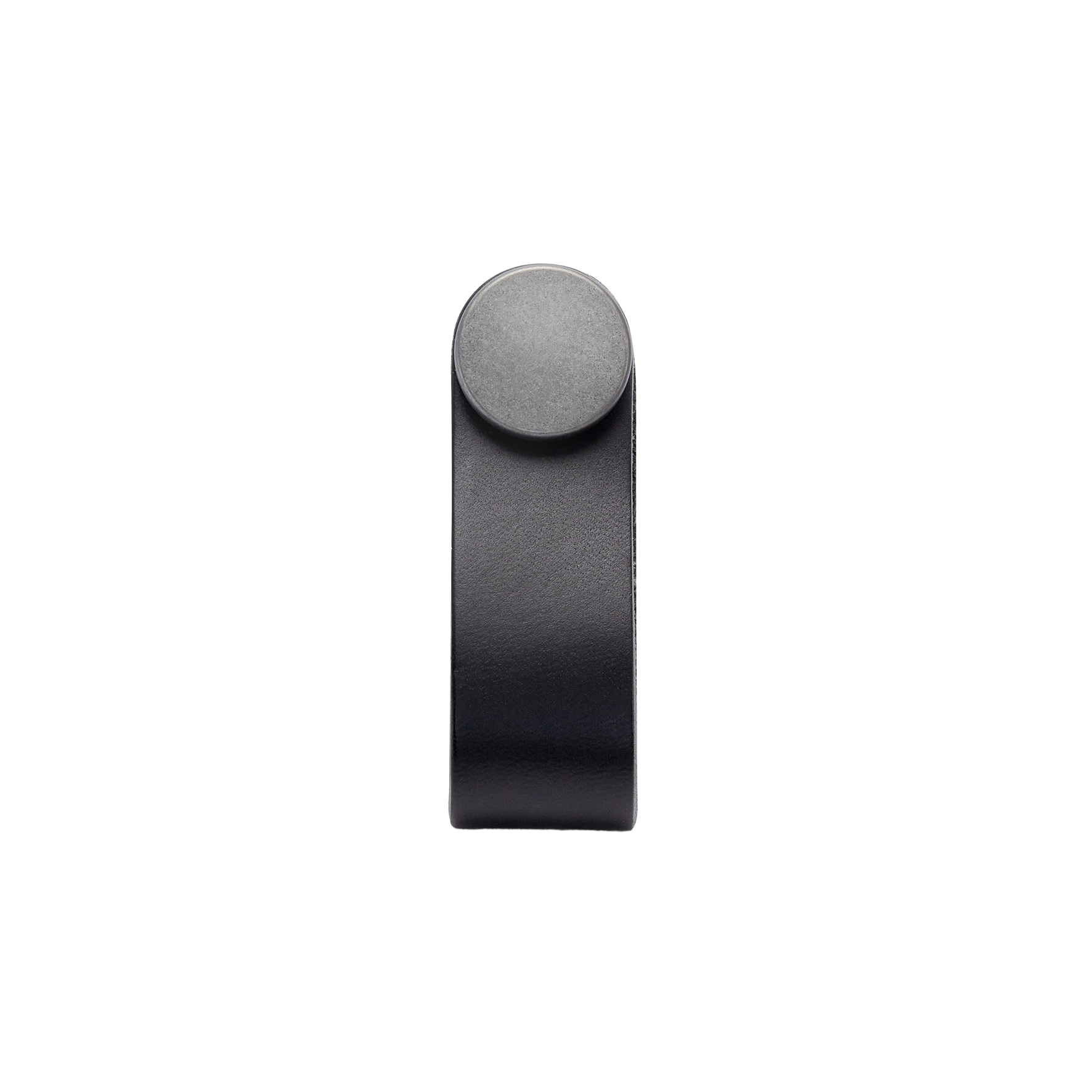 Momo Flexa Leather Pull 70mm in Black with Pewter Buttons (1)