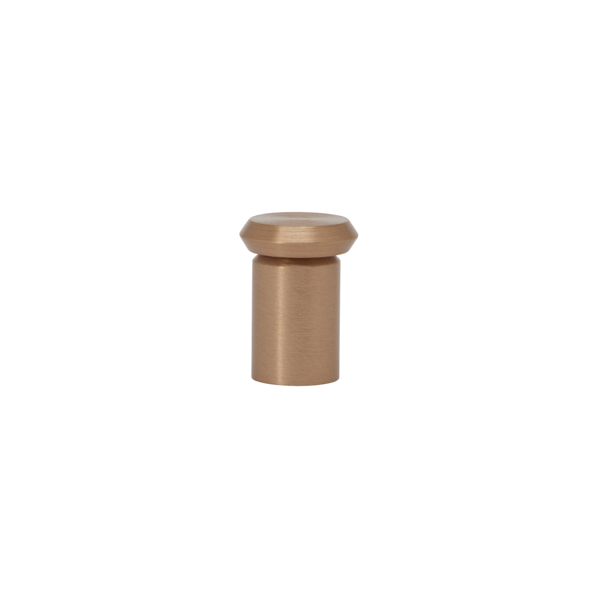 Momo Fase Knob 23mm in Brushed Dark Brass (1)