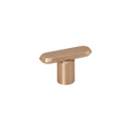Momo Fase T Knob 52mm in Brushed Dark Brass