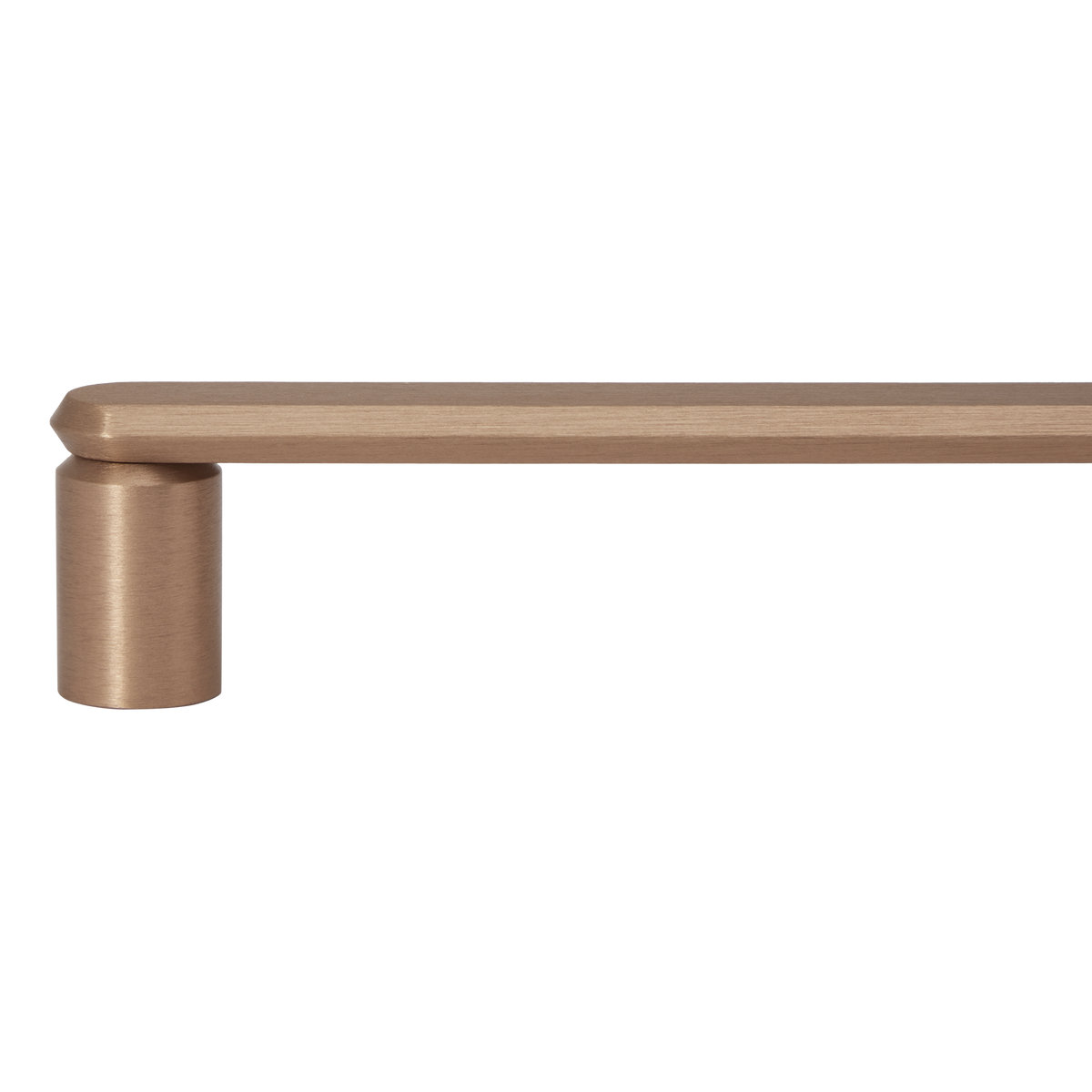 Momo Fase D Handle 320mm in Brushed Dark Brass (2)