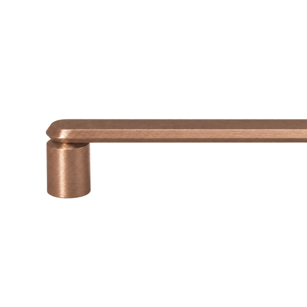 Momo Fase Big D Handle 320mm in Brushed Dark Brass (2)