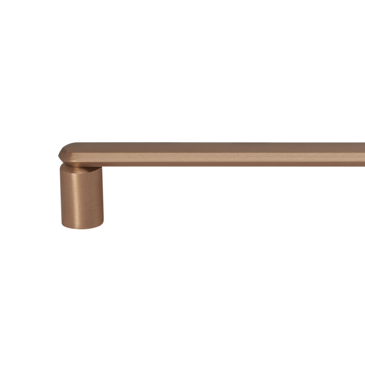 Momo Fase Big D Handle 480mm in Brushed Dark Brass (2)