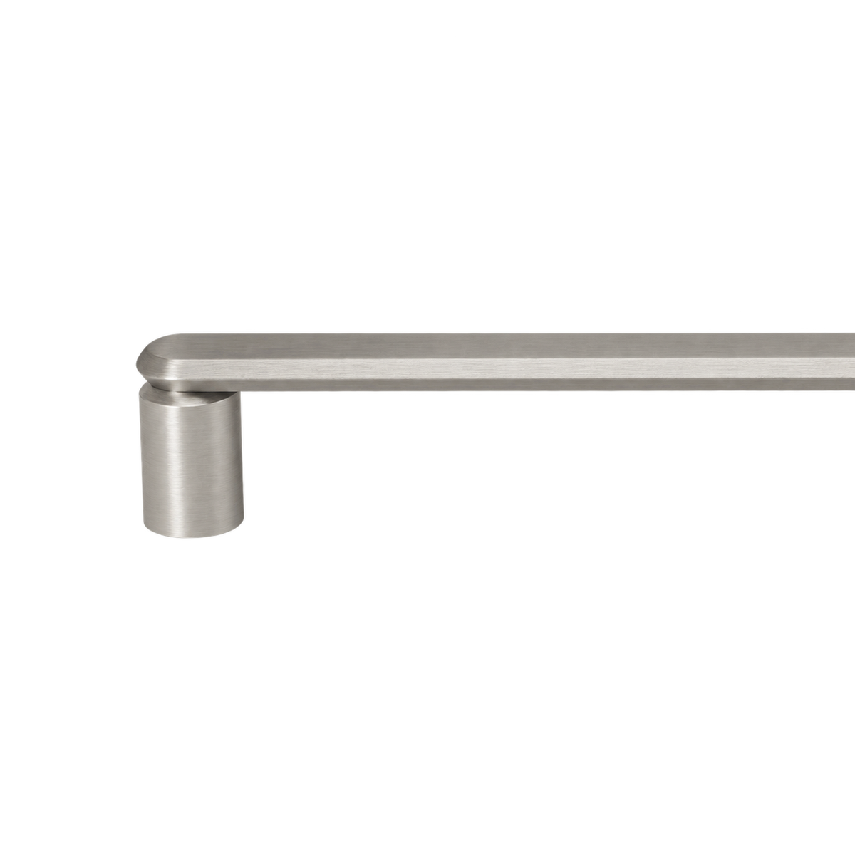 Momo Fase Big D Handle 480mm in Brushed Nickel (2)