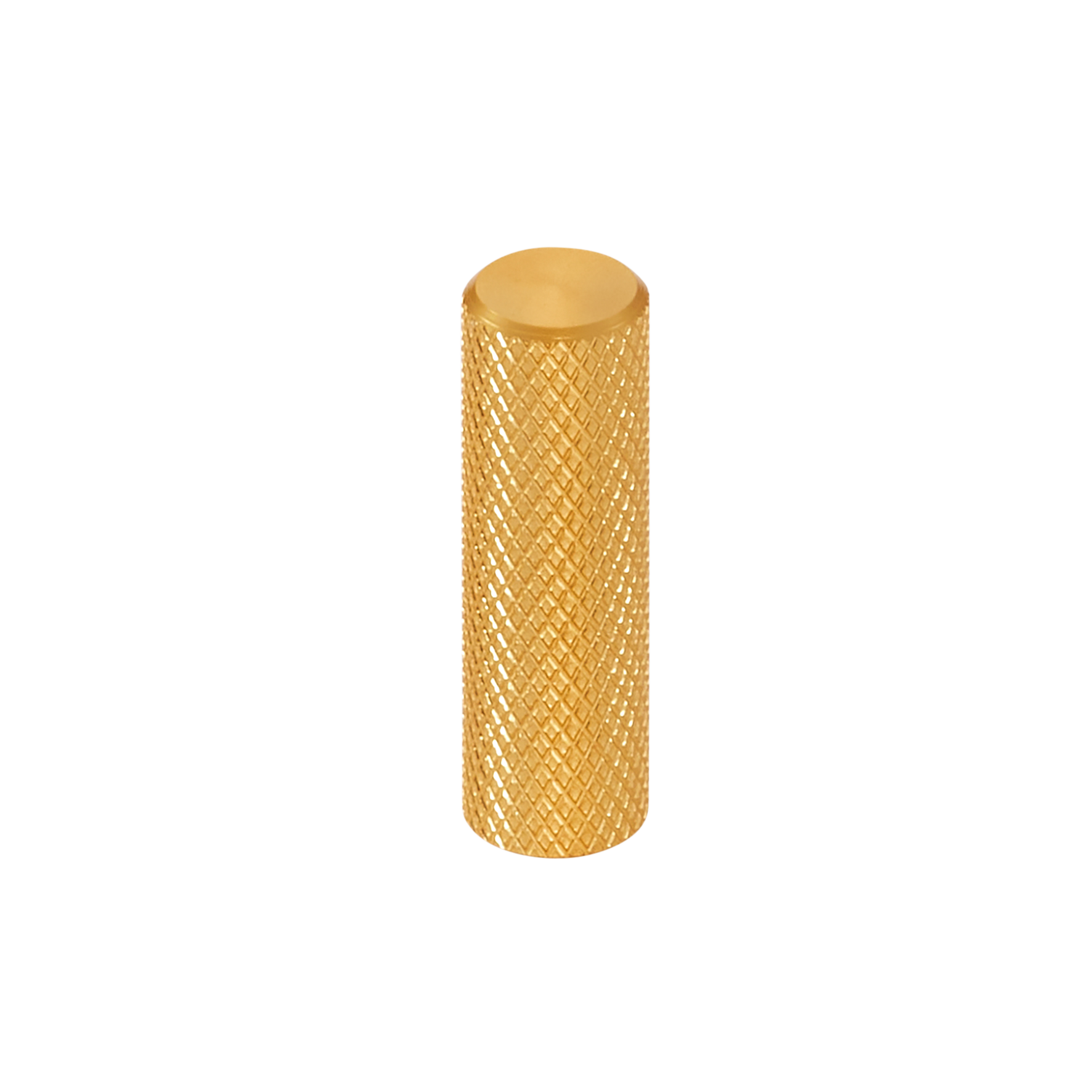 Momo Graf Knurled Cylinder 10mm in Brushed Dark Brass